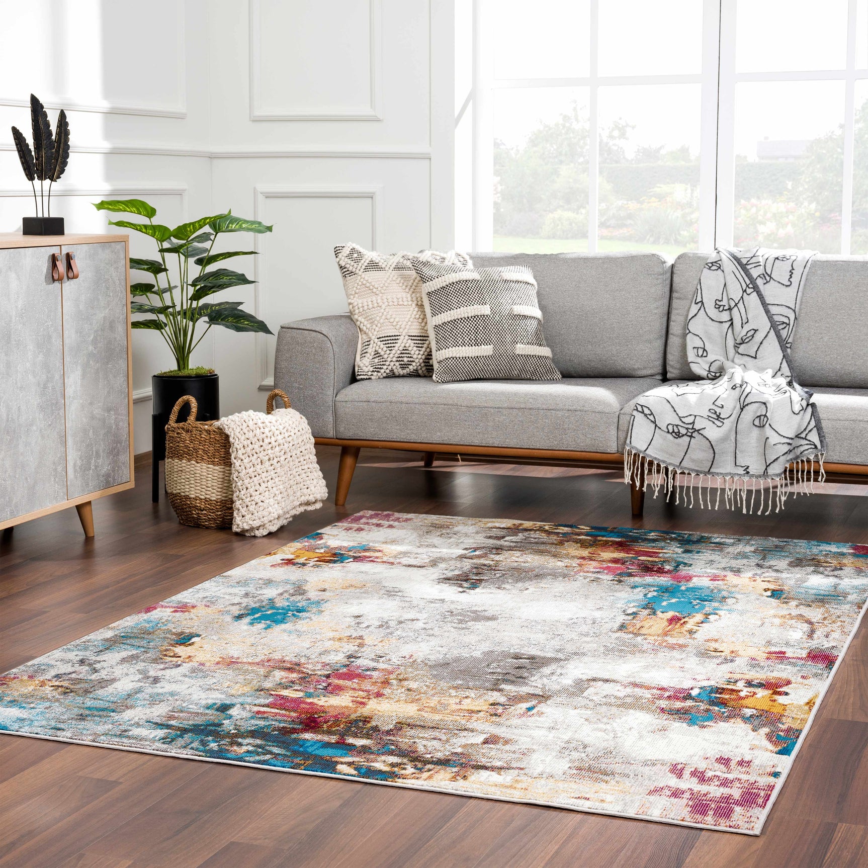 Mardin Abstract Area Rug - Clearance - Ornate Home