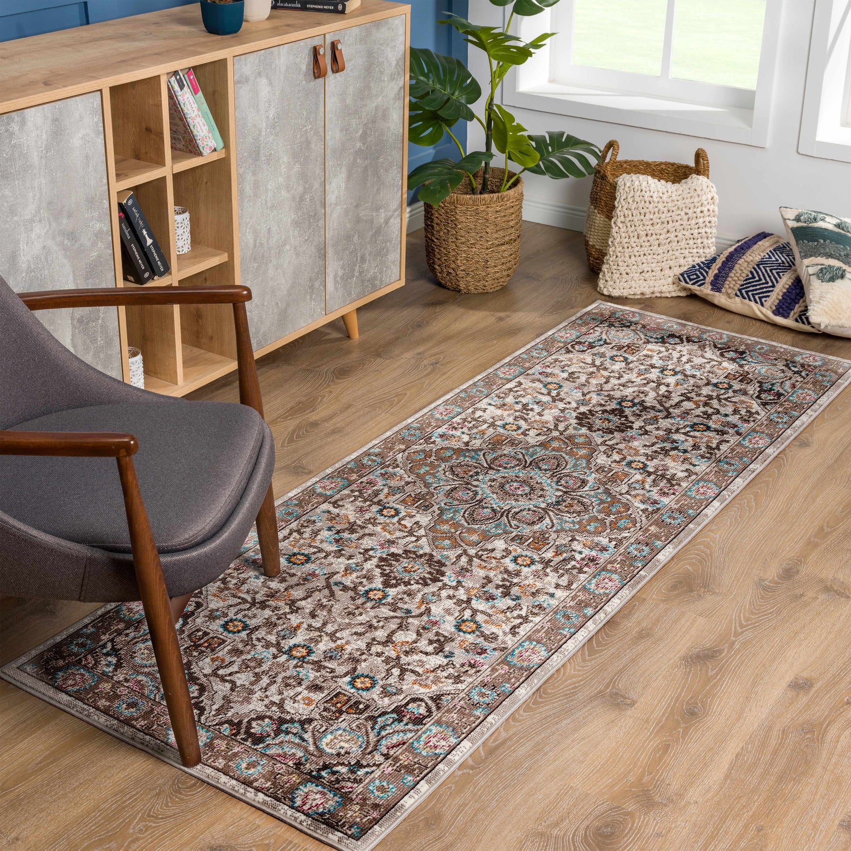 Mardin Brown Area Rug - Clearance - Ornate Home