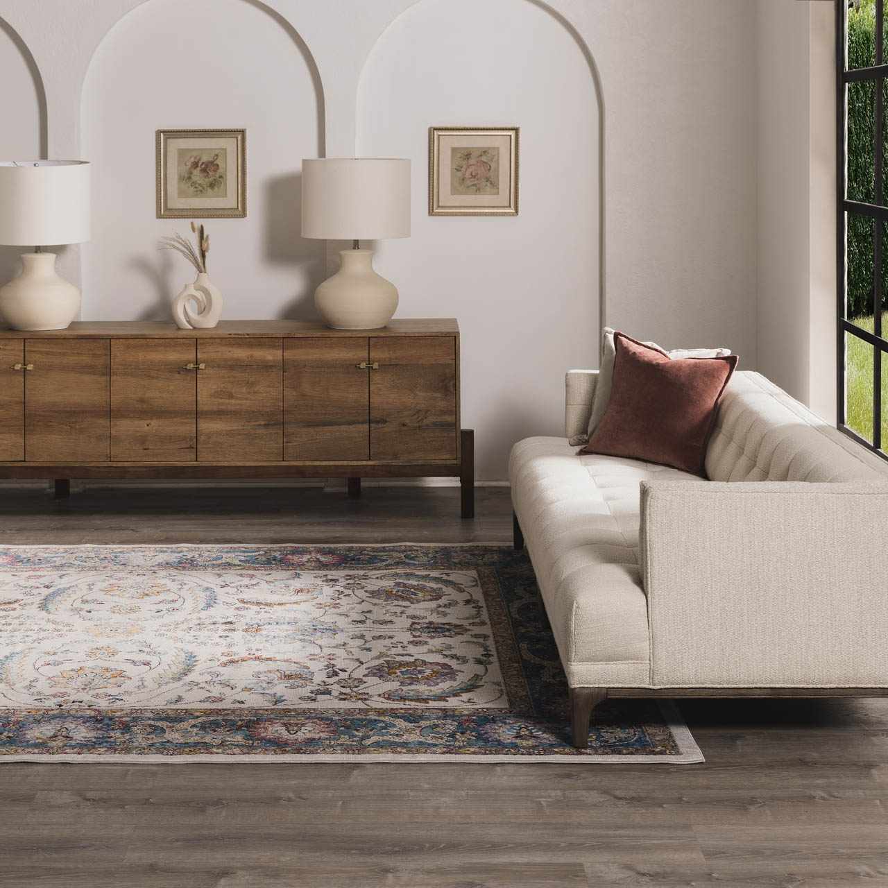 Mardina Colorful Area Rug - Clearance - Ornate Home