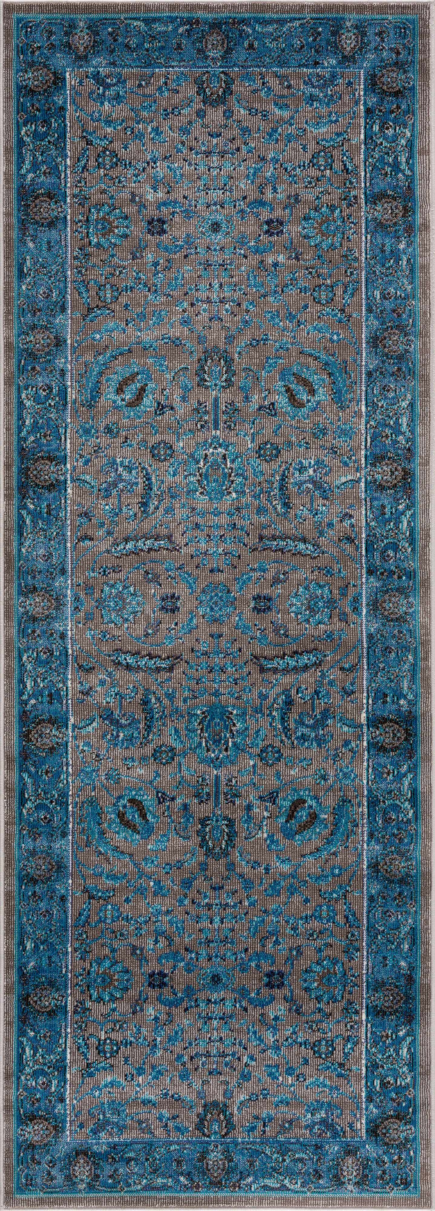Mardina Turquoise Area Rug - Clearance - Ornate Home