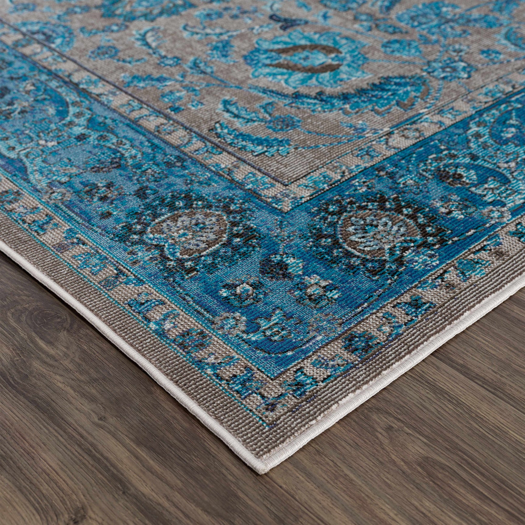 Mardina Turquoise Area Rug - Clearance - Ornate Home