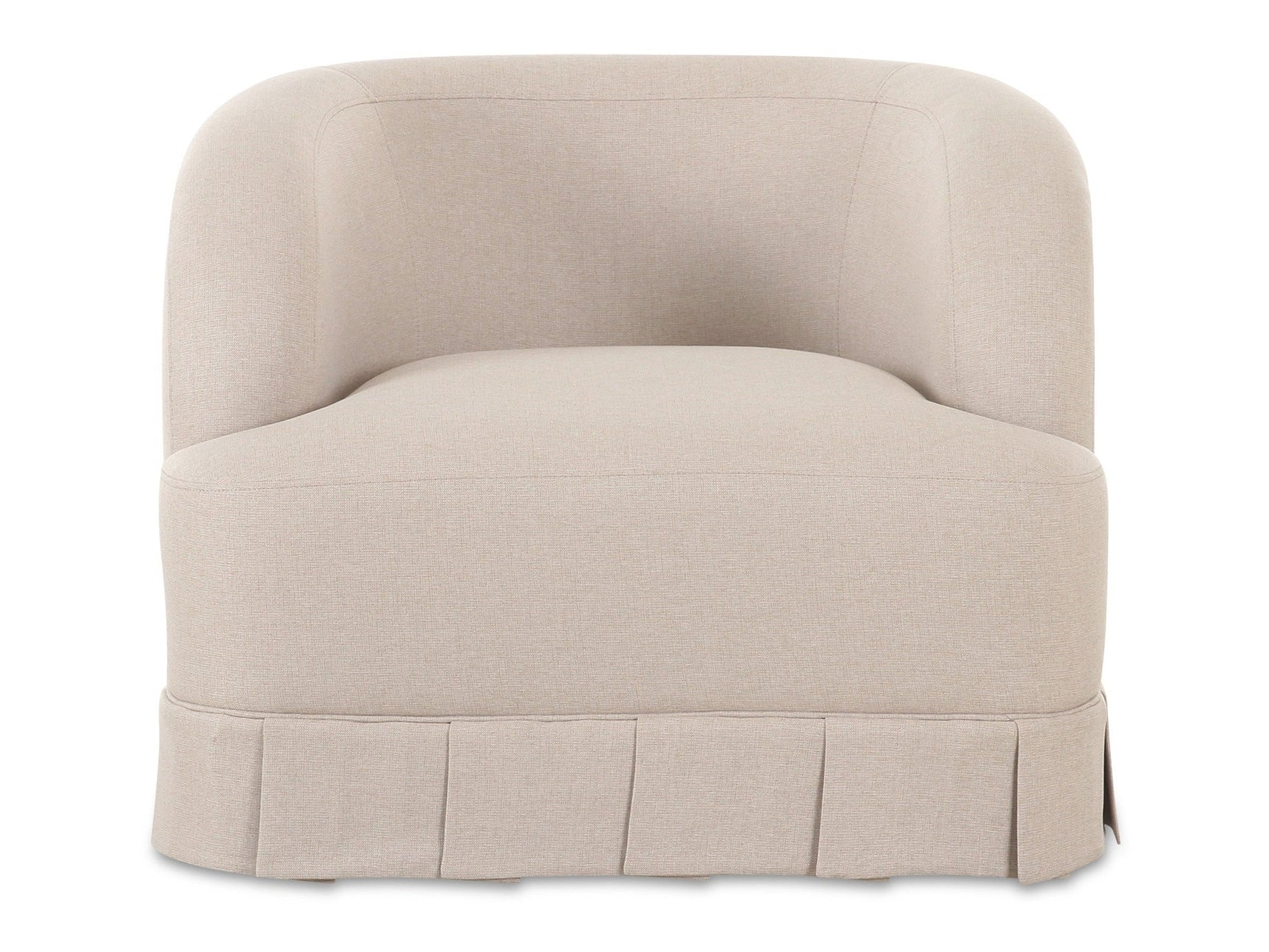 Maren Beige Swivel Chair - Ornate Home