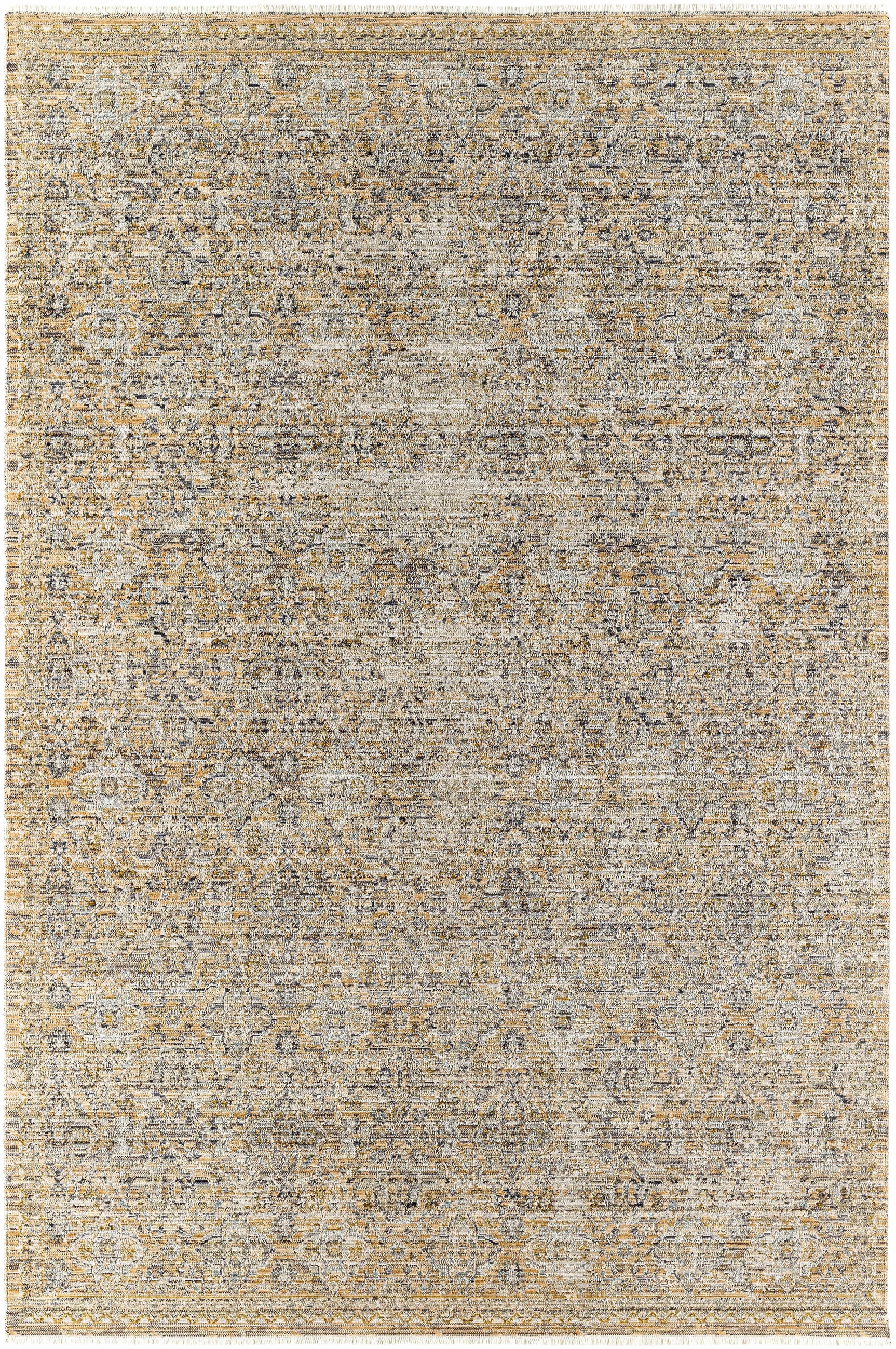 Margaret Beige & Blue Washable Outdoor Rug - Becki Owens x Livabliss - Clearance - Ornate Home