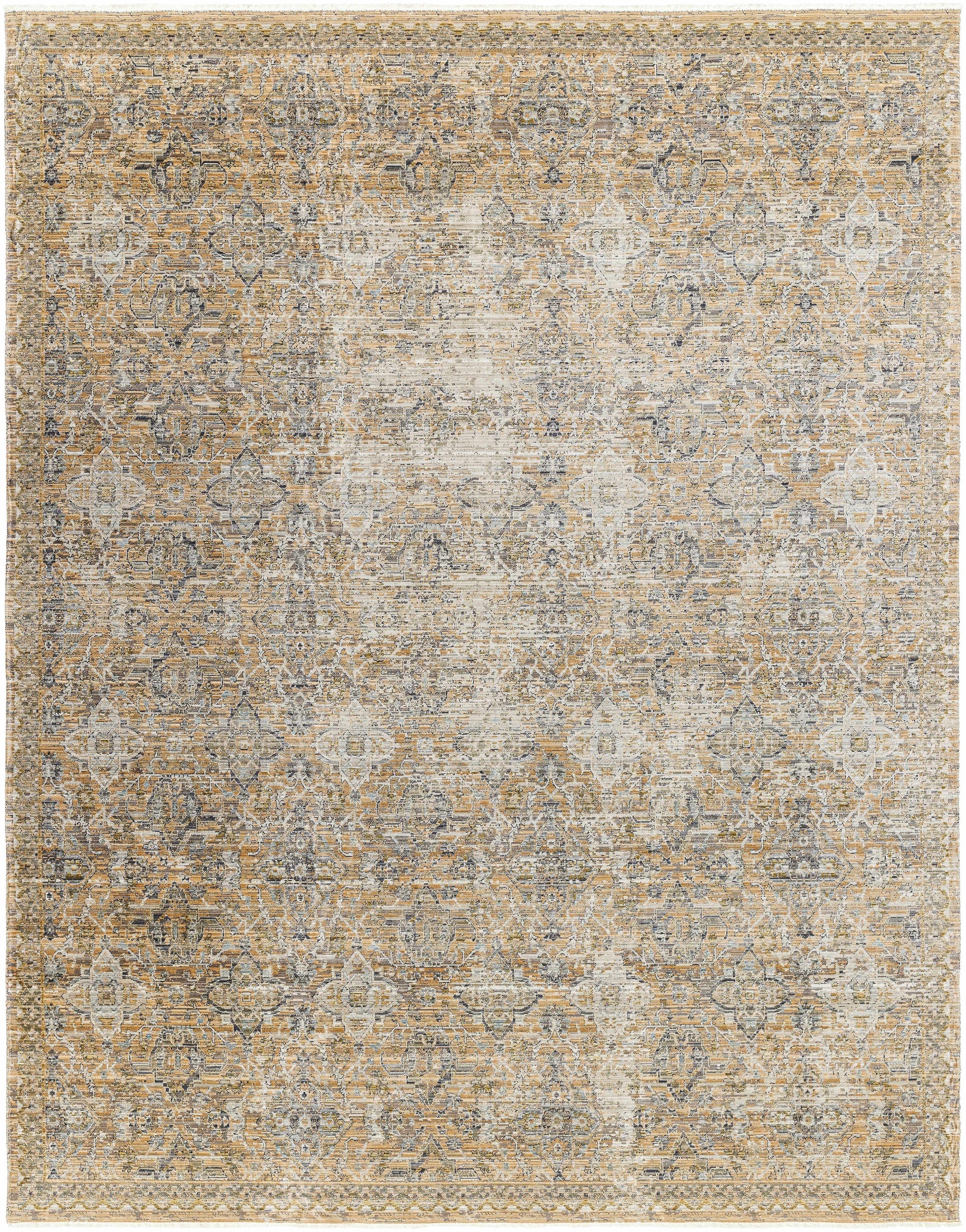 Margaret Beige & Blue Washable Outdoor Rug - Becki Owens x Livabliss - Clearance - Ornate Home