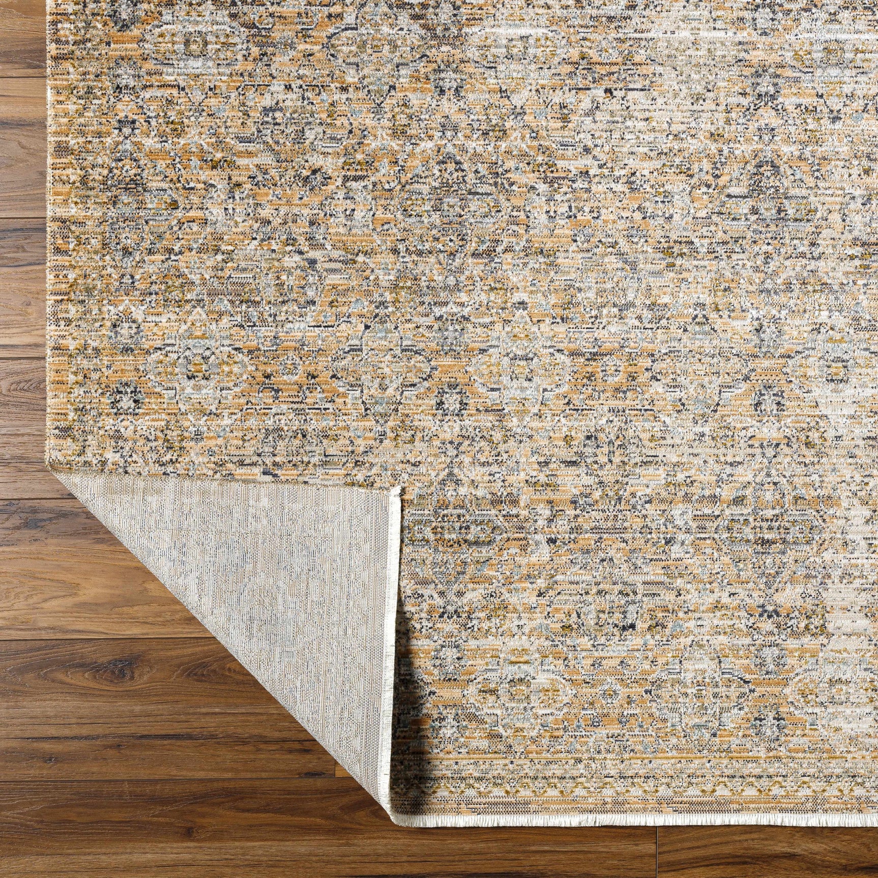 Margaret Beige & Blue Washable Outdoor Rug - Becki Owens x Livabliss - Clearance - Ornate Home