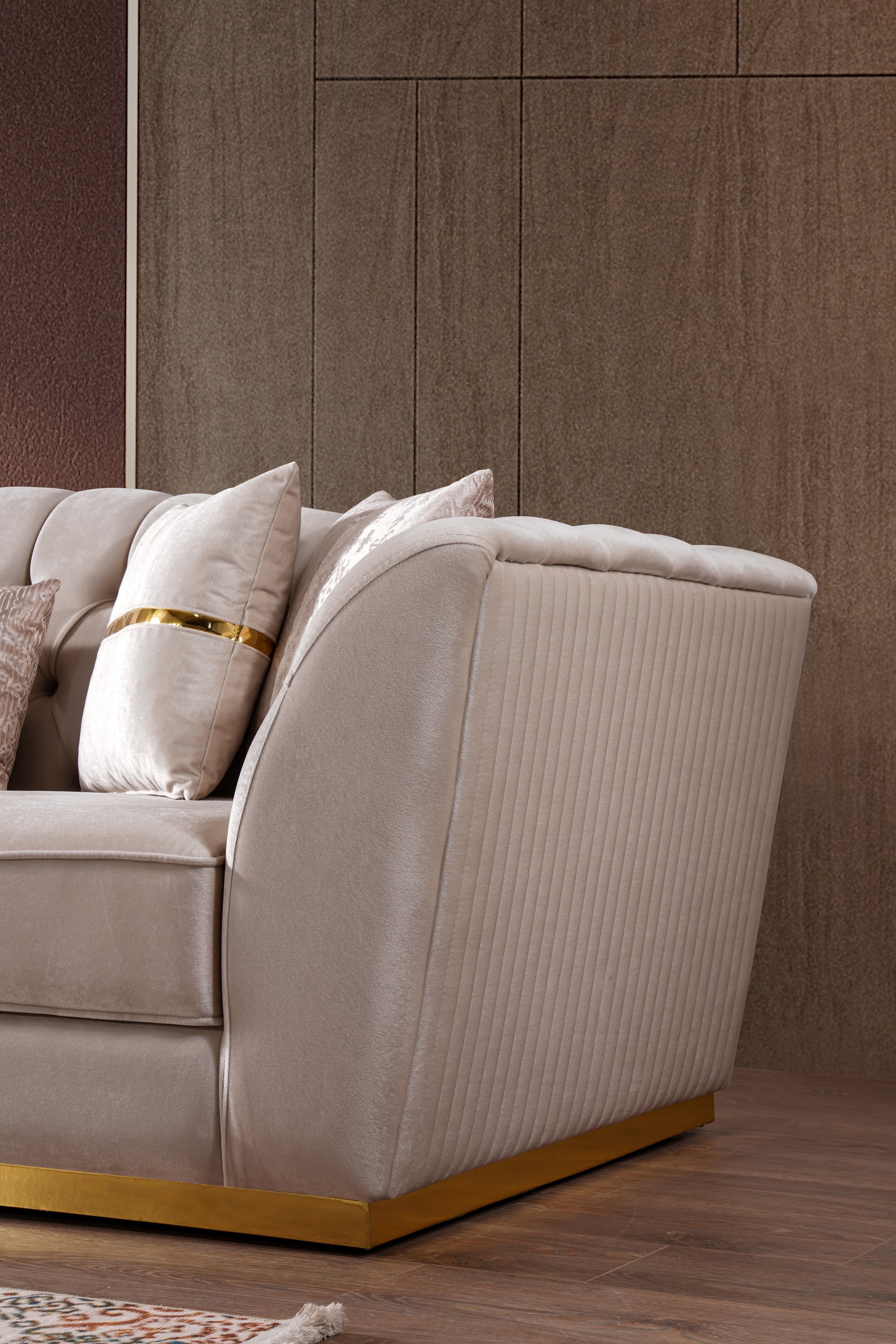 Margo Cream Loveseat - Ornate Home