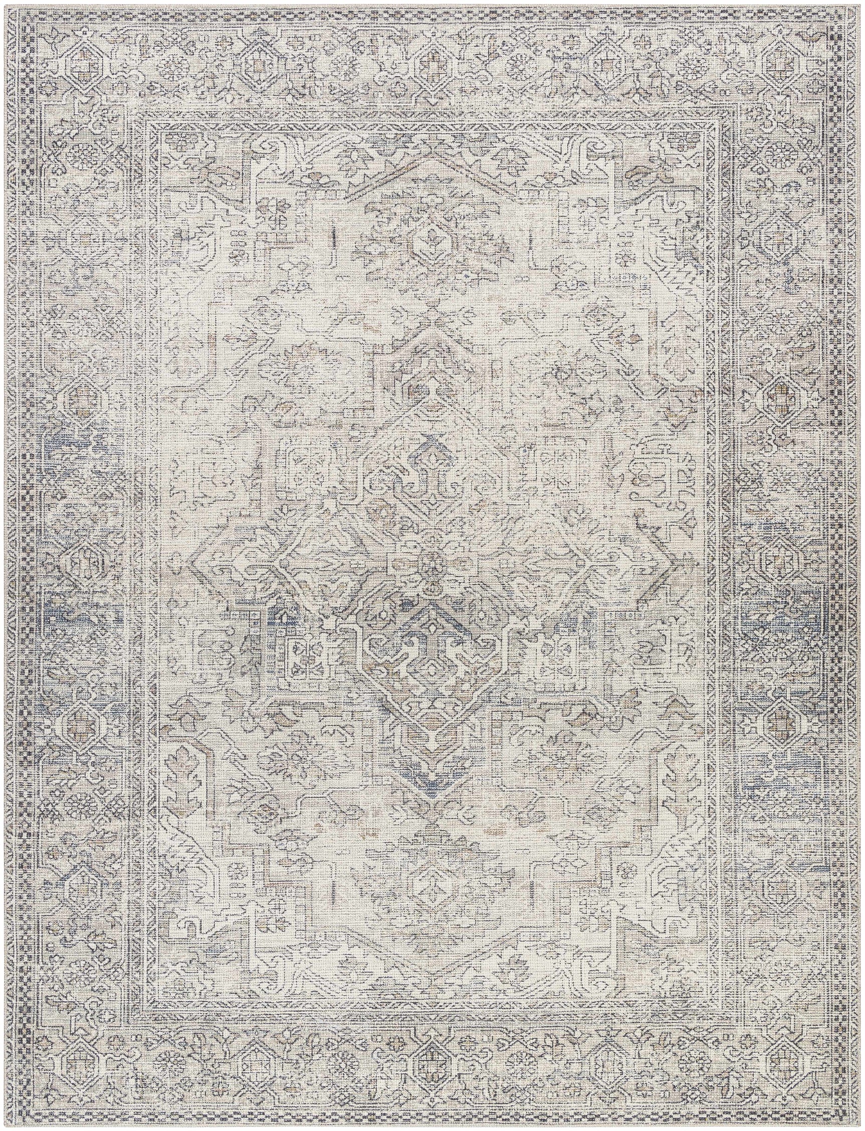 Margot Medallion Light Gray - Livabliss x Becki Owens - Ornate Home