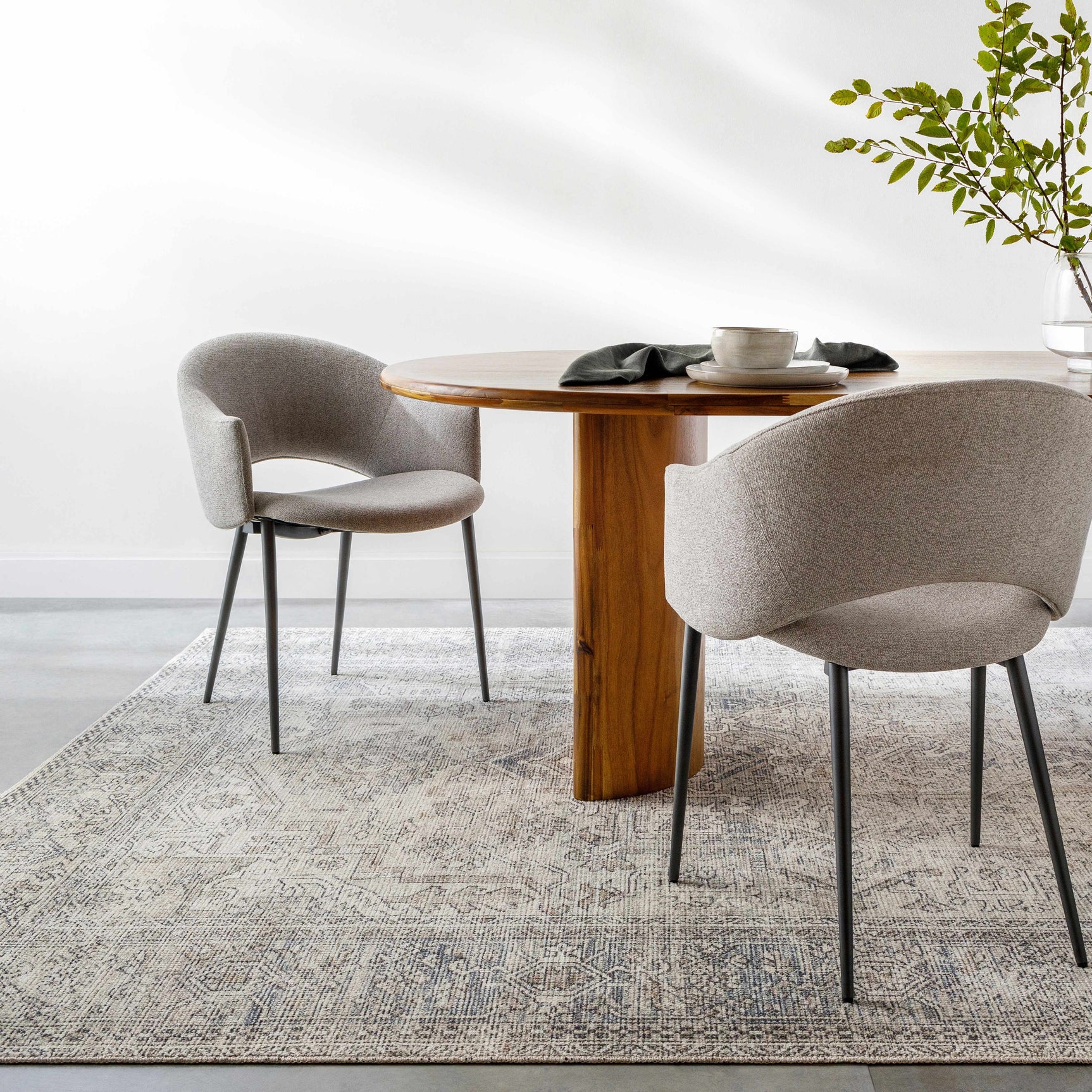 Margot Medallion Light Gray - Livabliss x Becki Owens - Ornate Home