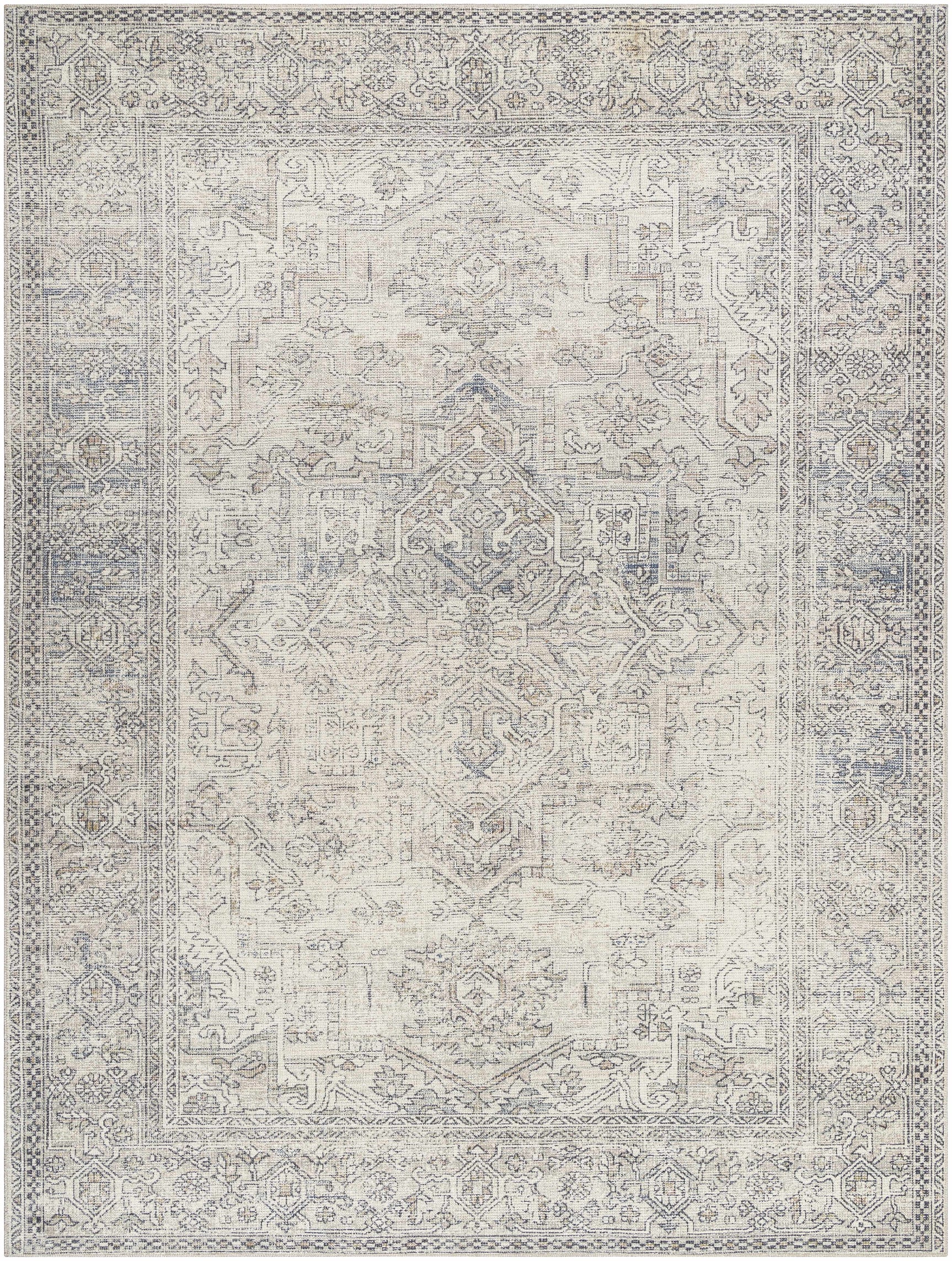 Margot Medallion Light Gray - Livabliss x Becki Owens - Ornate Home