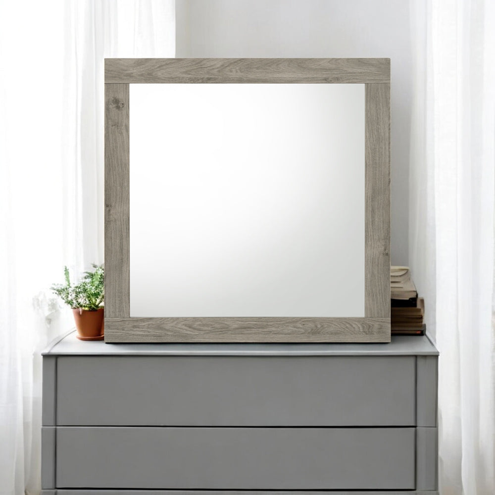 Mari Light Gray Mirror - Ornate Home