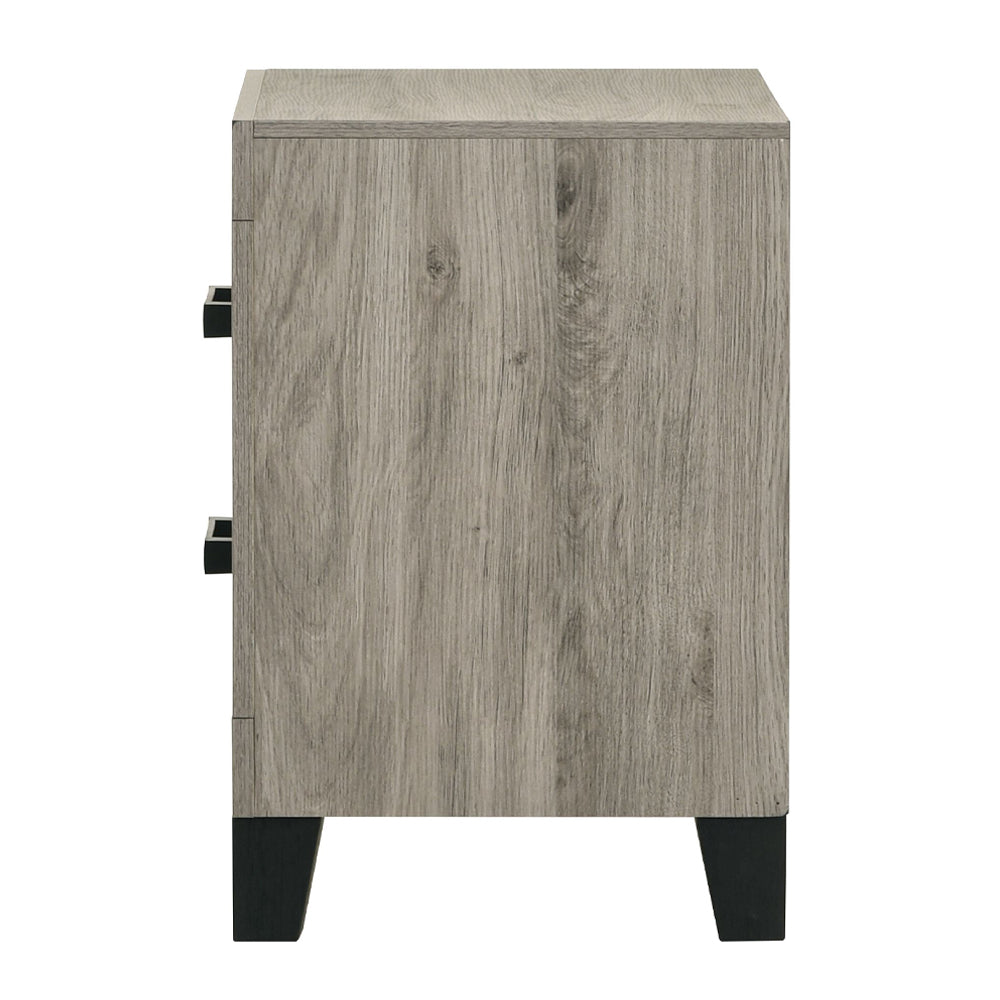 Mari Light Gray Nightstand - Ornate Home