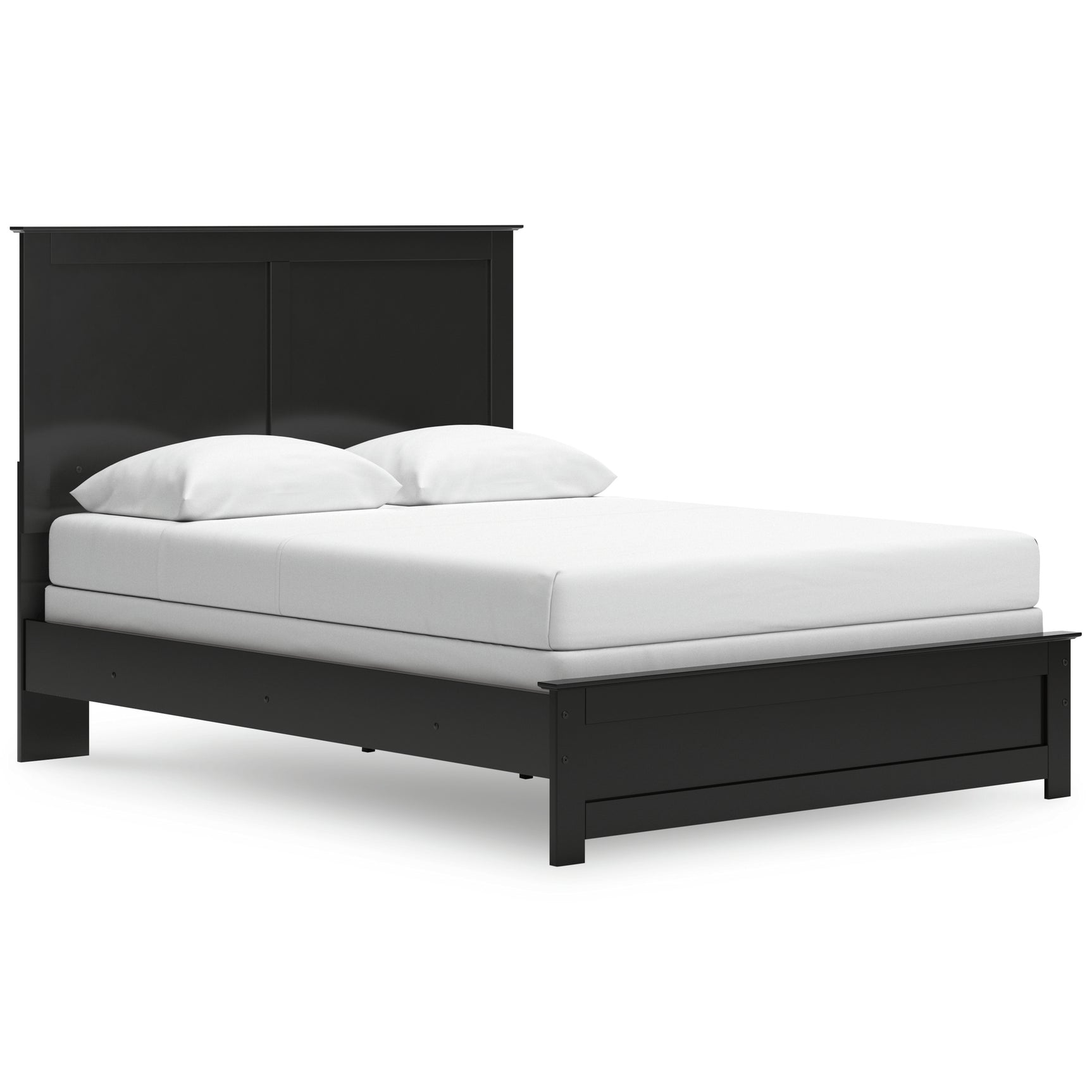 Maribel Black Queen Panel Bed, Chest and 2 Nightstands (Online Special Price) - Ornate Home