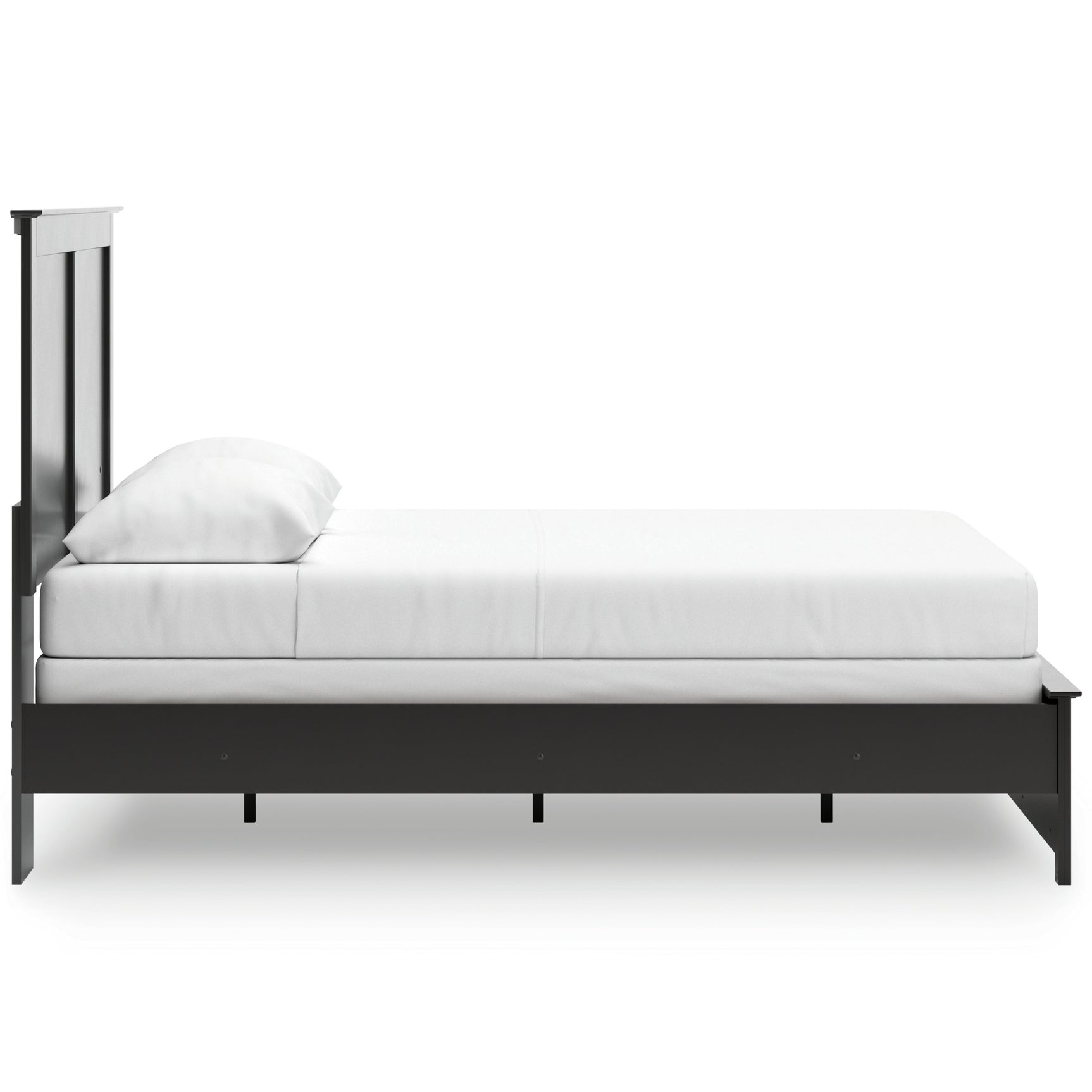 Maribel Black Queen Panel Bed, Dresser, Mirror and 2 Nightstands - Ornate Home