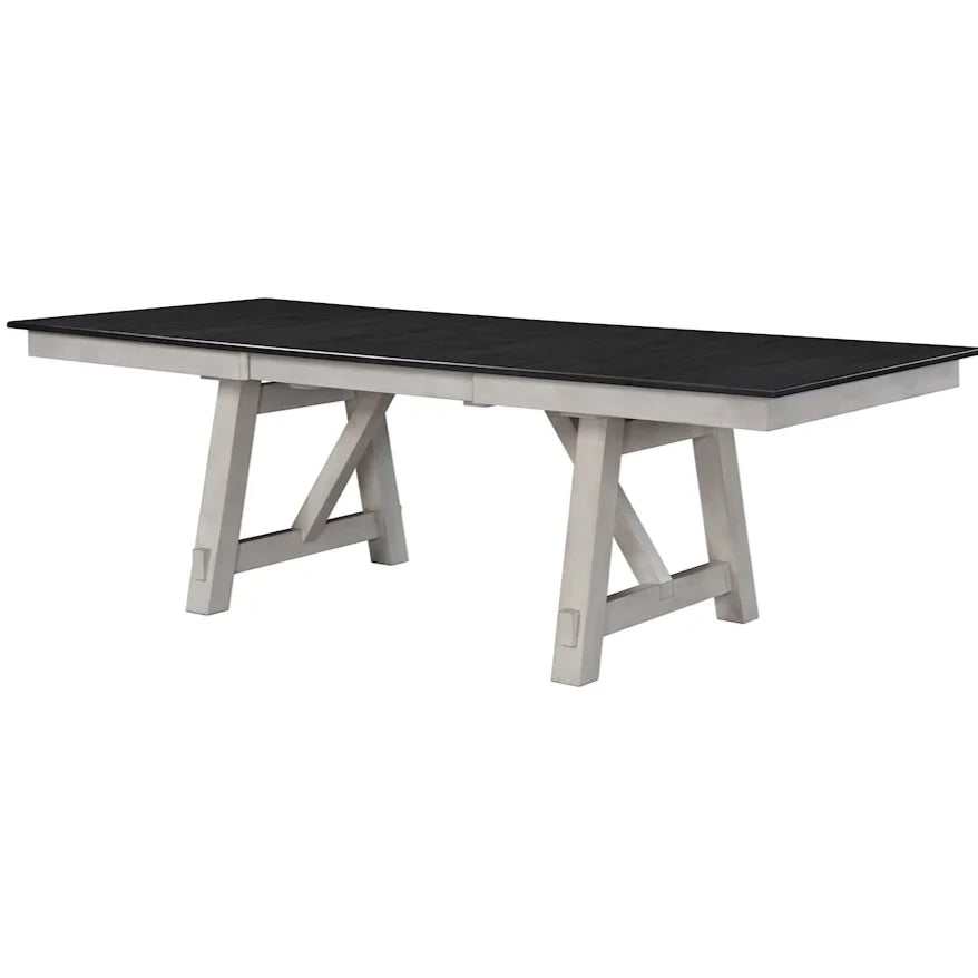 Maribelle Chalk & Gray Dining Room Table - Ornate Home