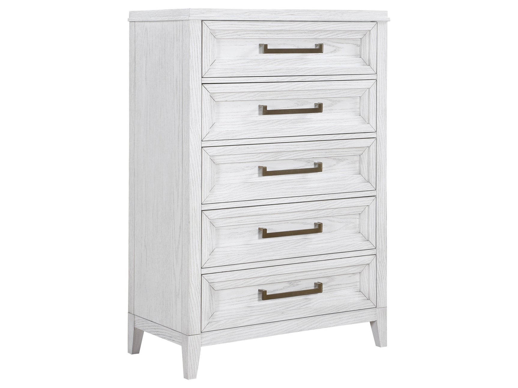 Marielle Distressed White Chest - Ornate Home