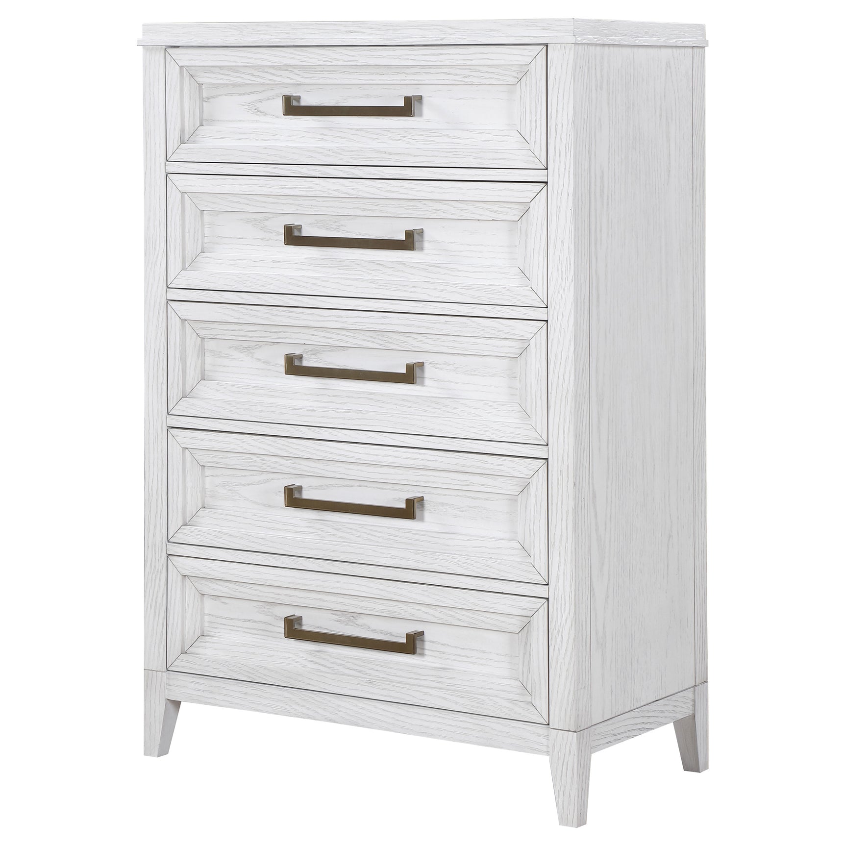 Marielle Distressed White Chest - Ornate Home