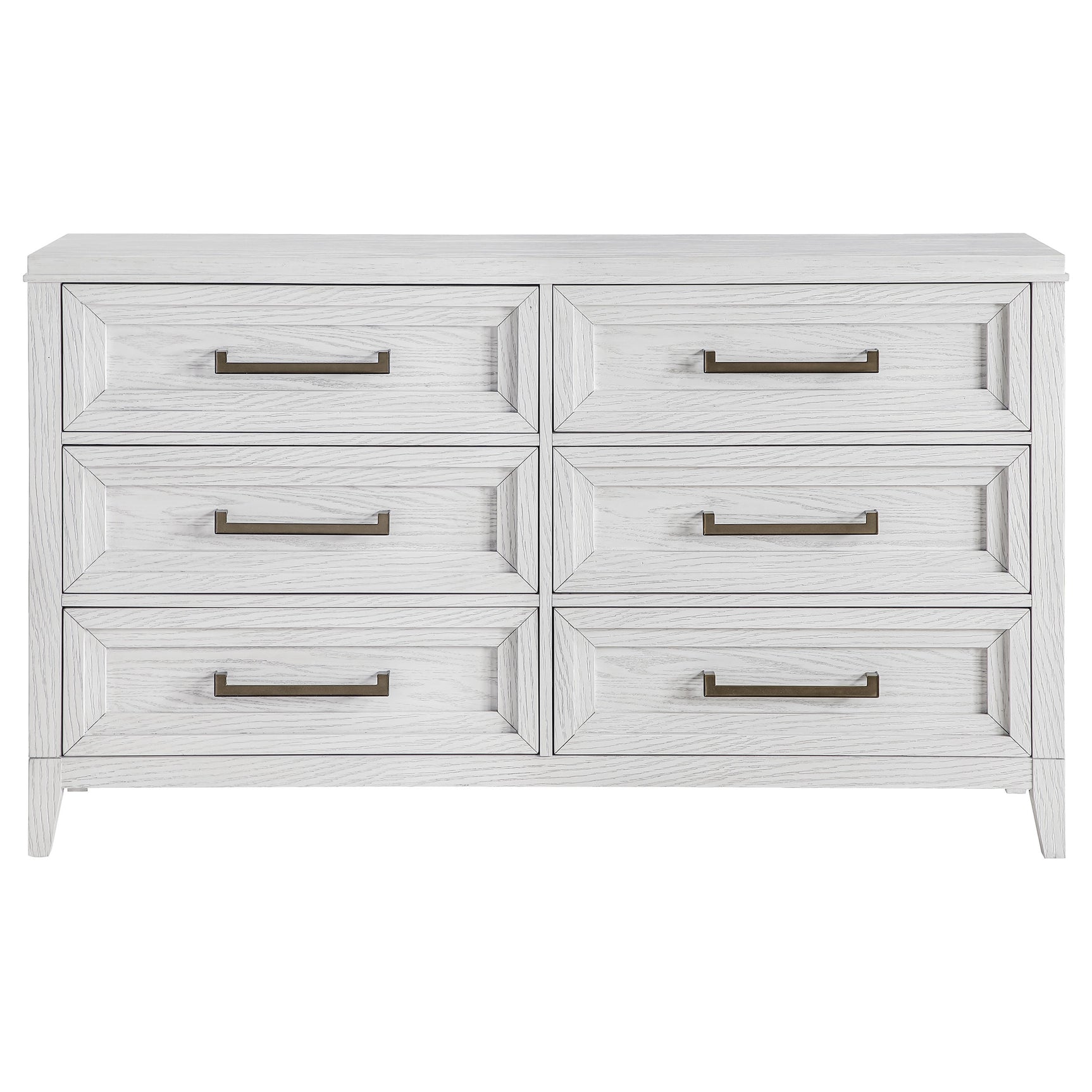 Marielle Distressed White Dresser - Ornate Home