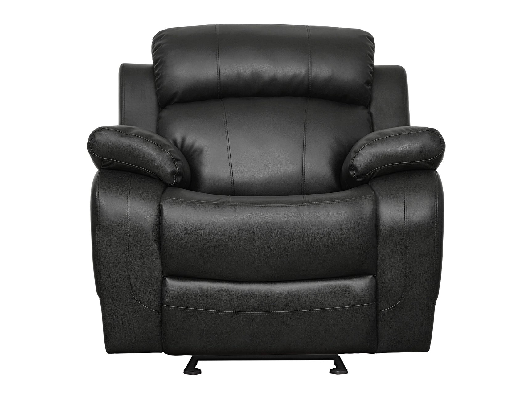 Marille Black Reclining Chair - Ornate Home