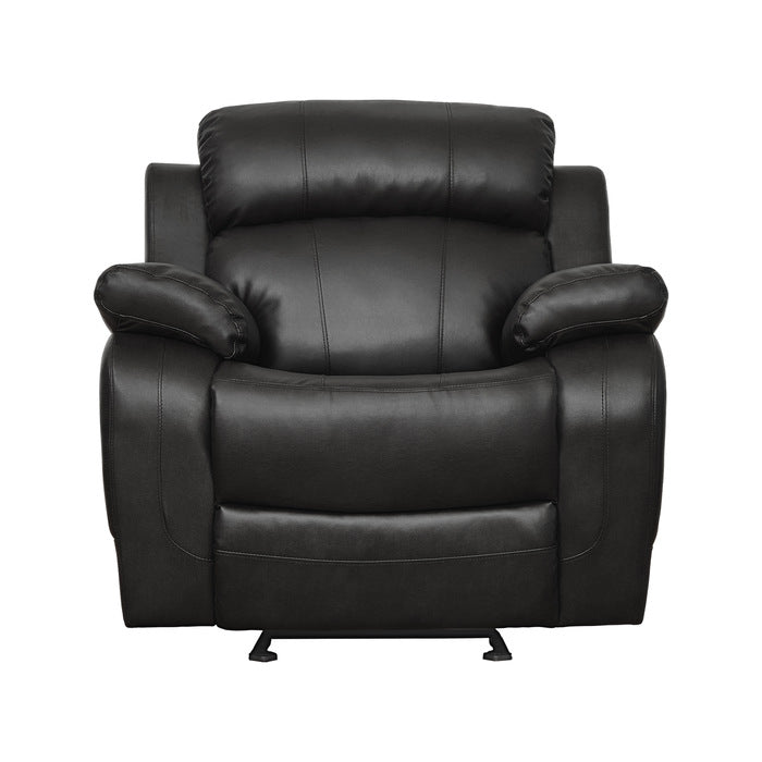 Marille Black Reclining Chair - Ornate Home
