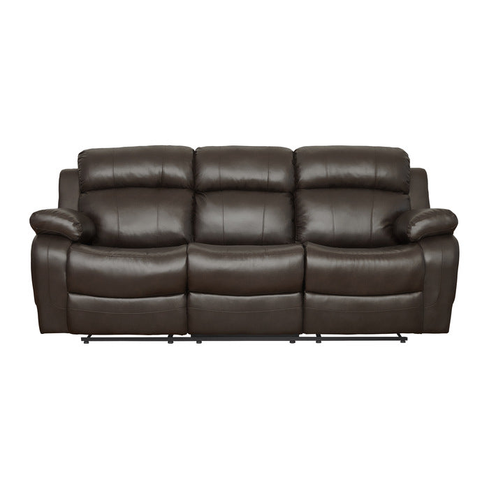 Marille Brown Reclining Sofa - Ornate Home