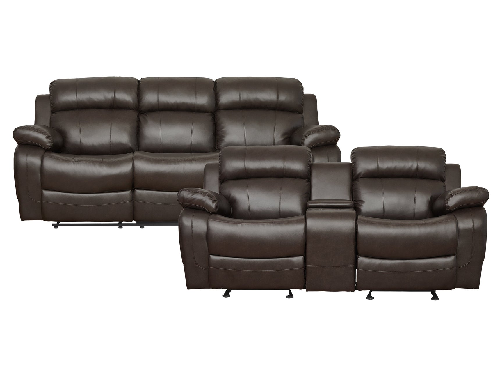 Marille Brown Sofa & Loveseat - Ornate Home