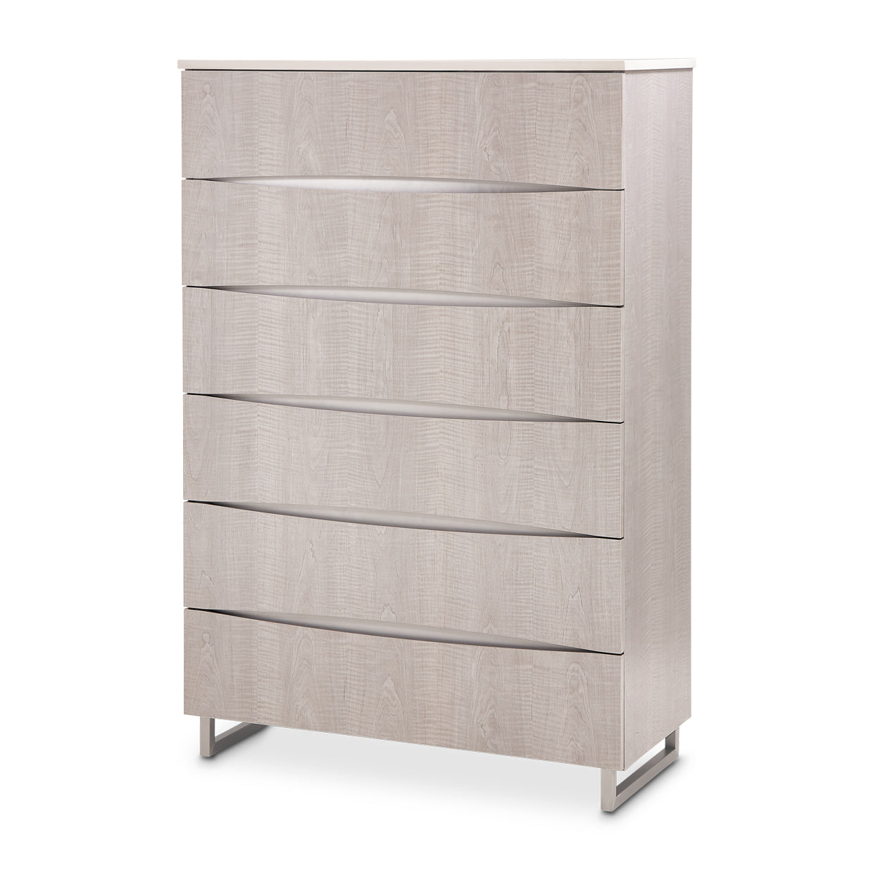 Marin Greige 6-Drawer Chest - Ornate Home