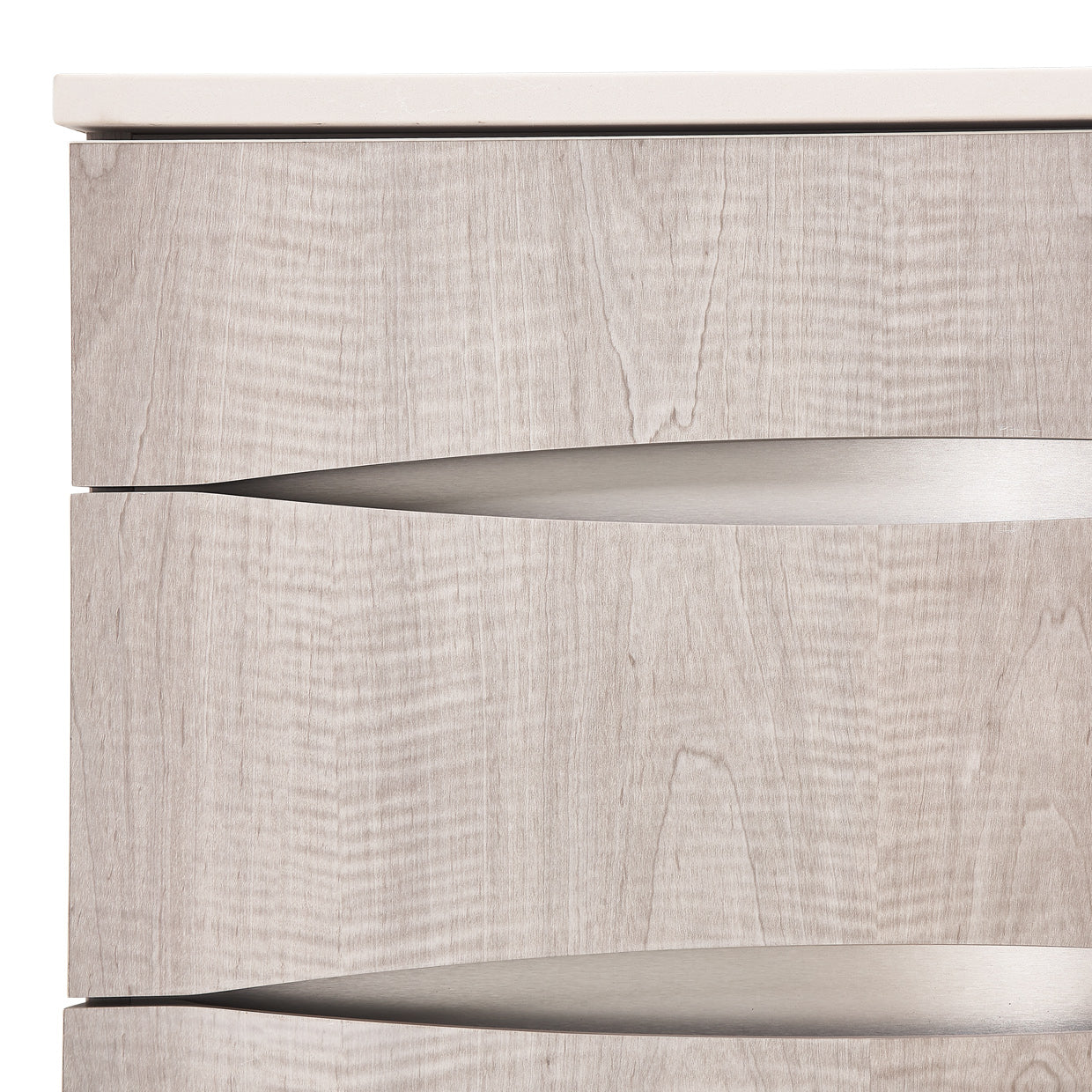 Marin Greige Nightstand - Ornate Home