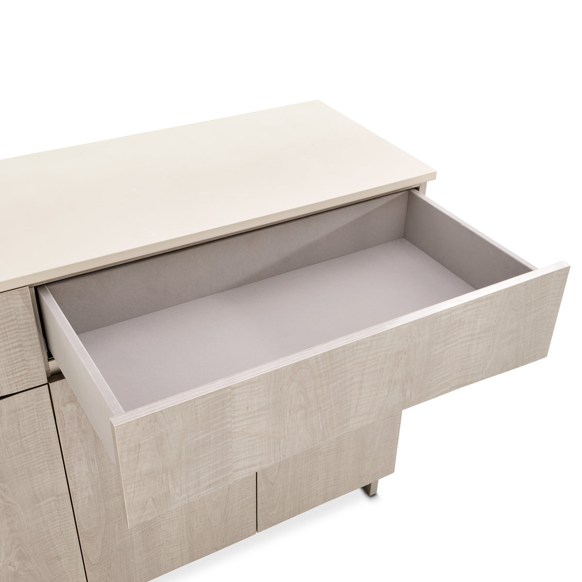 Marin Greige Sideboard with Mirror