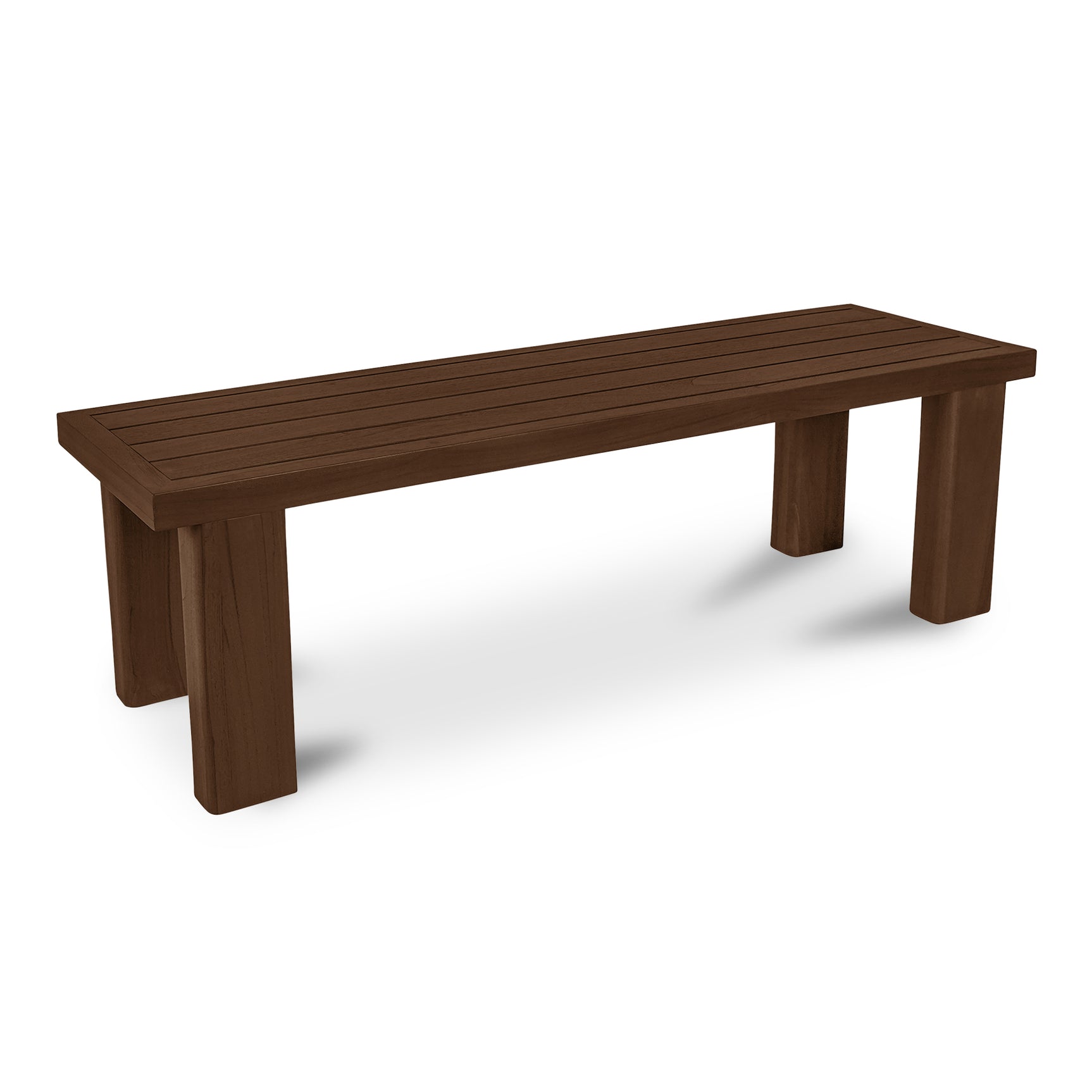 Marina Brown Outdoor Bench - Ornate Home