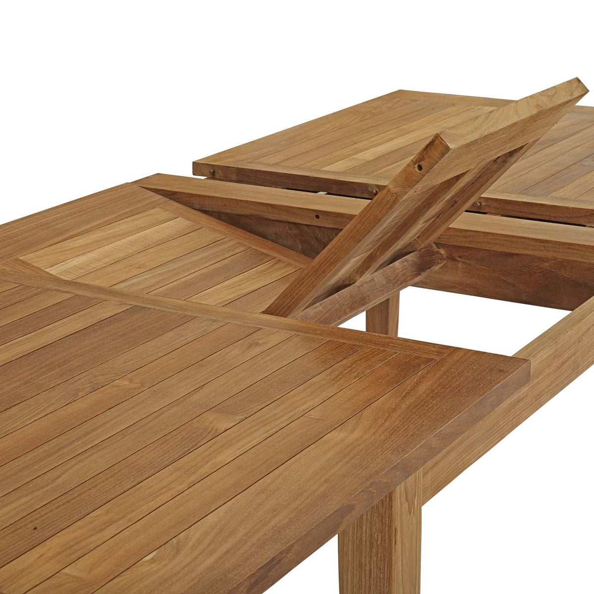 Marina Natural Extendable Outdoor Patio Teak Dining Table - Ornate Home