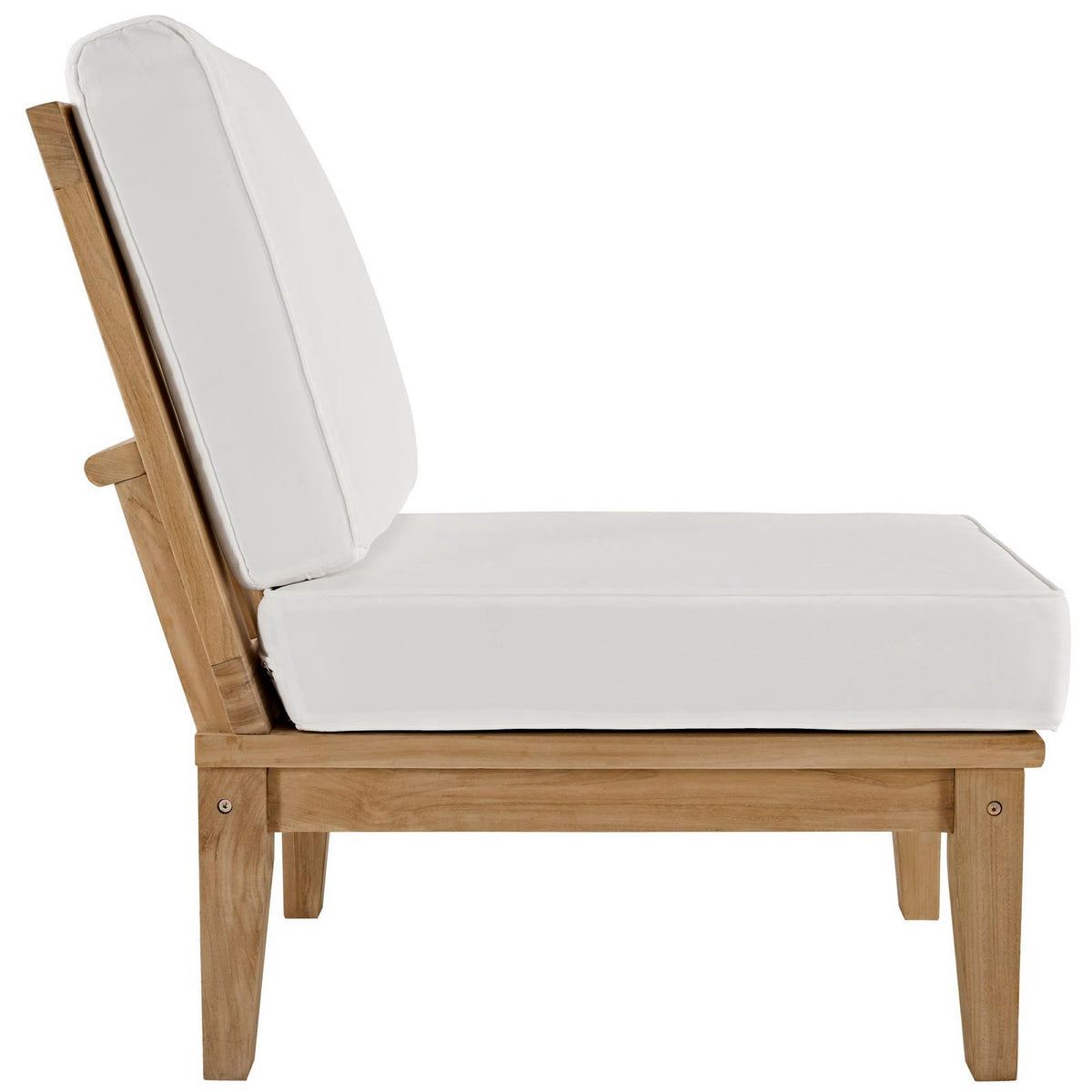 Marina Natural/White 9 Piece Outdoor Patio Teak Set - Ornate Home