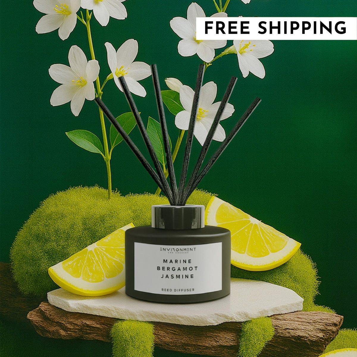 Marine | Bergamot | Jasmine Diffuser (Inspired by The Ritz Carlton Hotel®) - Ornate Home