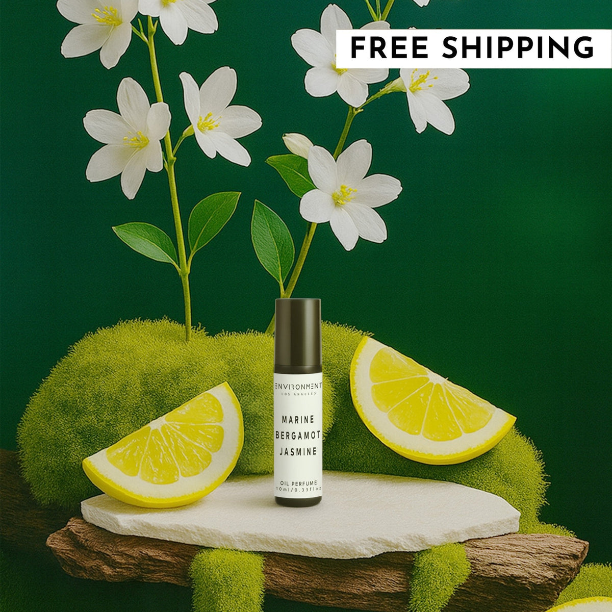 Marine | Bergamot | Jasmine Roll-on Oil Perfume (Inspired by The Ritz Carlton Hotel®) - Ornate Home