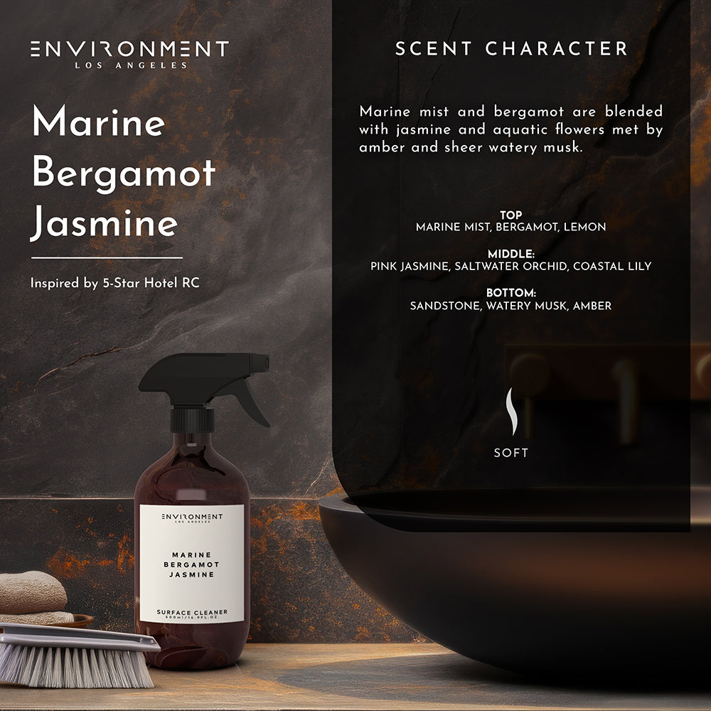 Marine | Bergamot | Jasmine Surface Cleaner (Inspired by The Ritz Carlton Hotel®) - Ornate Home