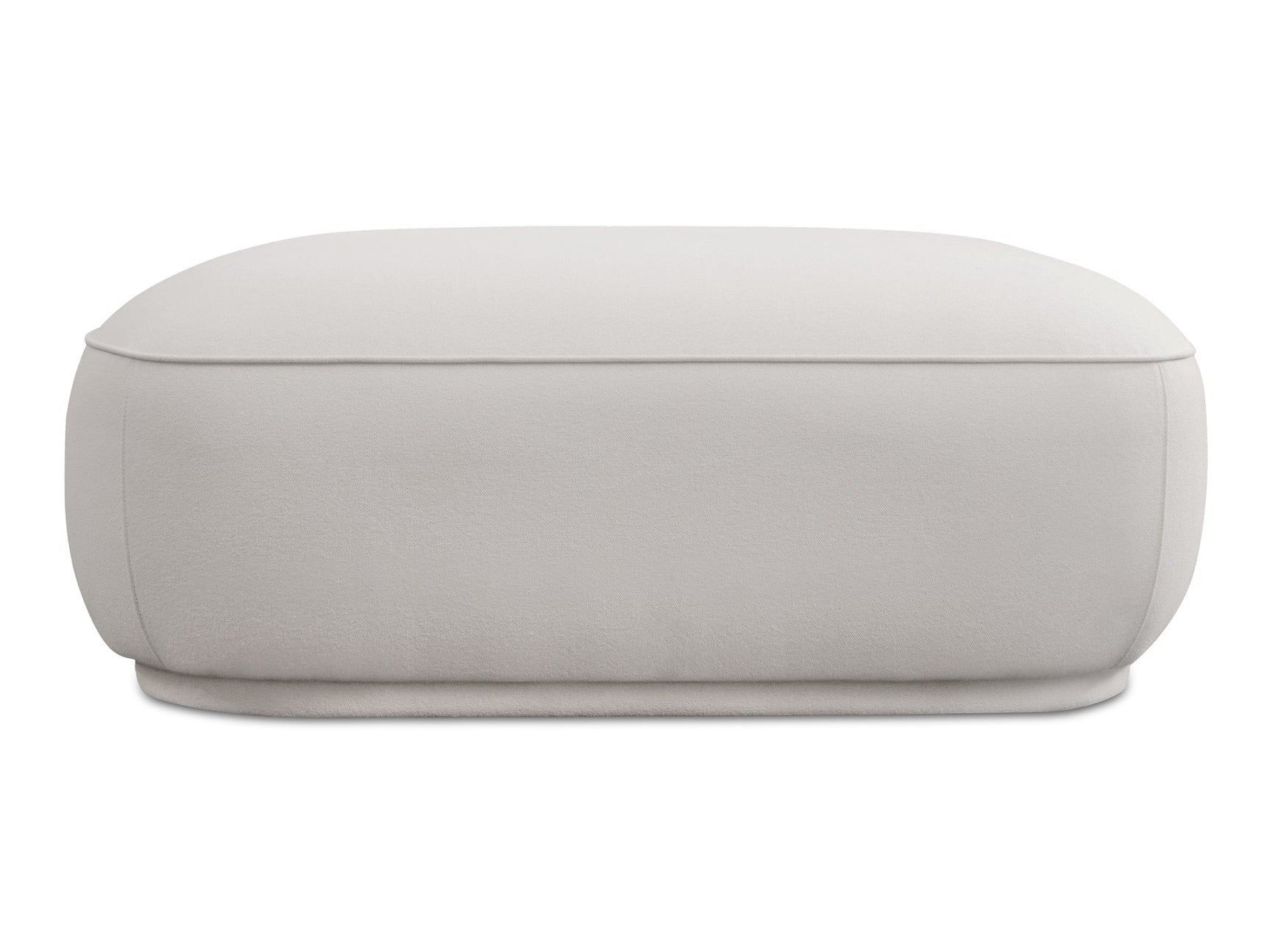 Marion White Square Ottoman - Ornate Home