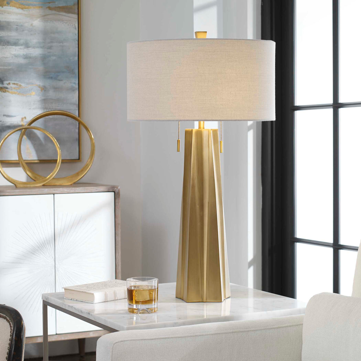 Maris Gold Table Lamp - Ornate Home