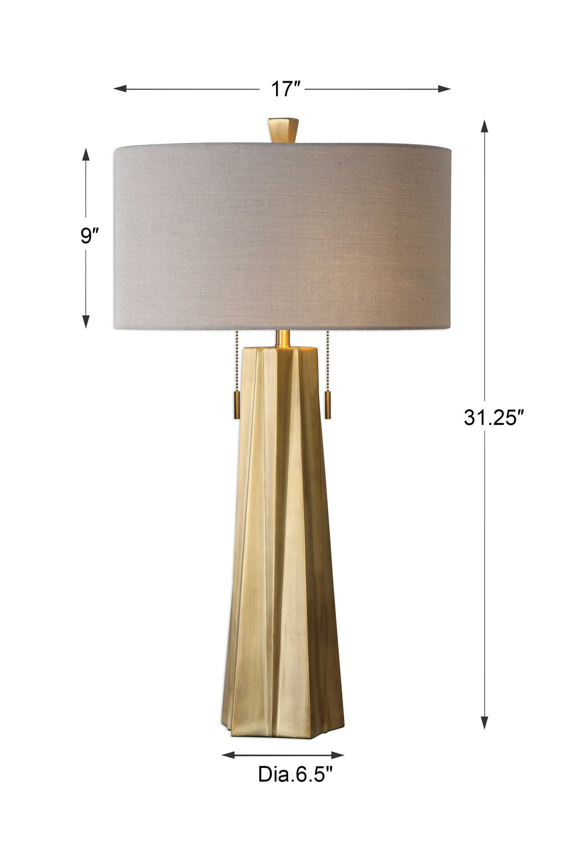 Maris Gold Table Lamp - Ornate Home