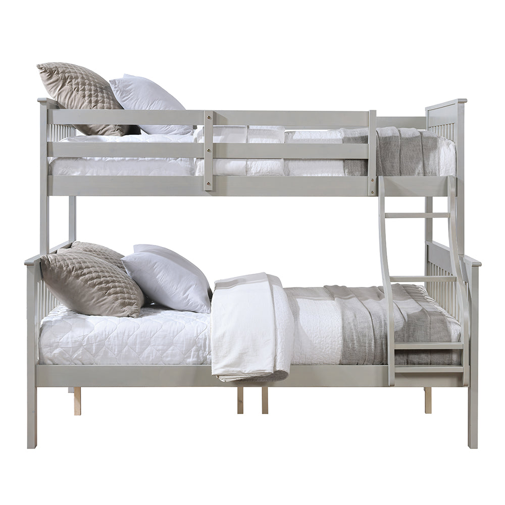 Marita Gray Bunk Bed (T/F) - Ornate Home