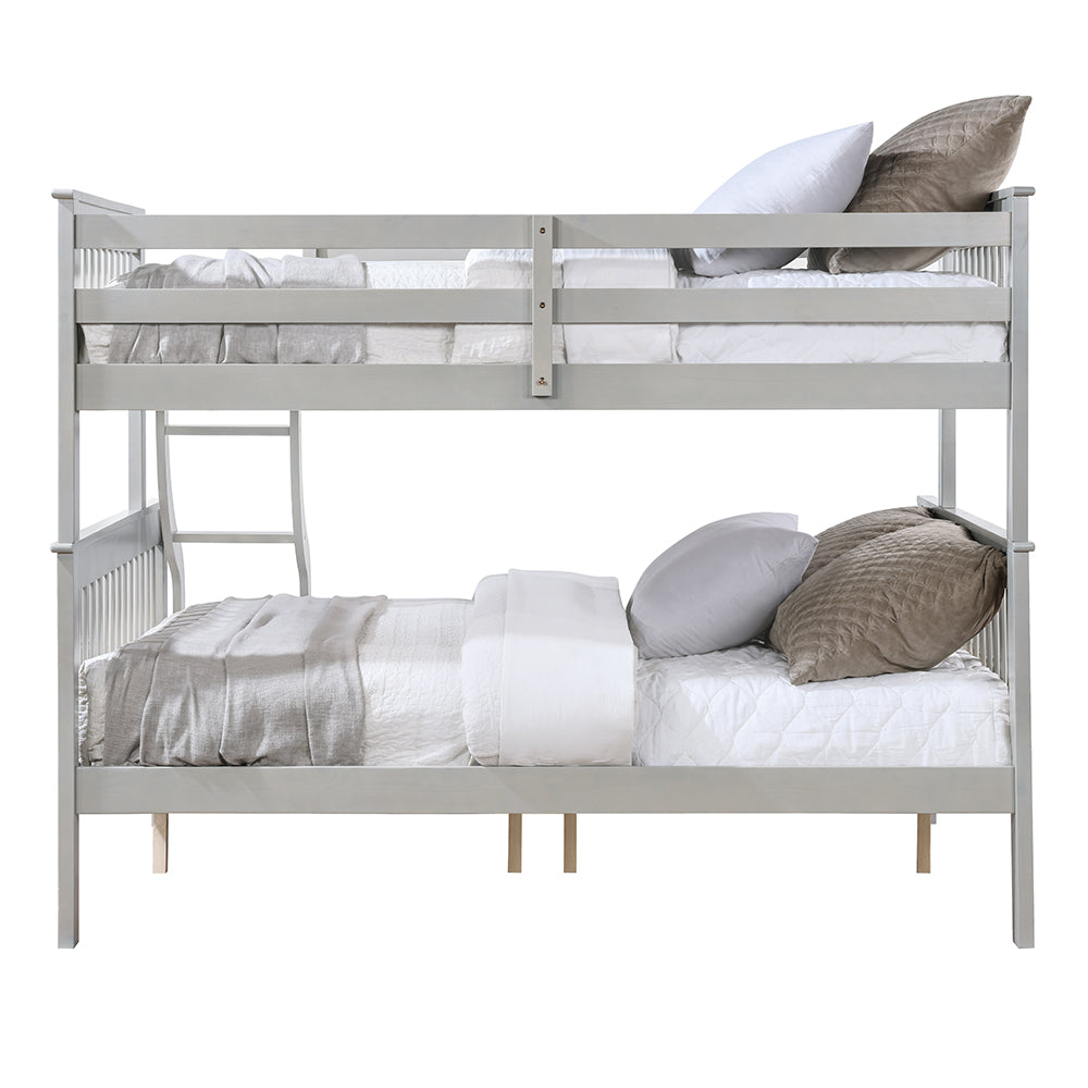 Marita Gray Bunk Bed (T/F) - Ornate Home