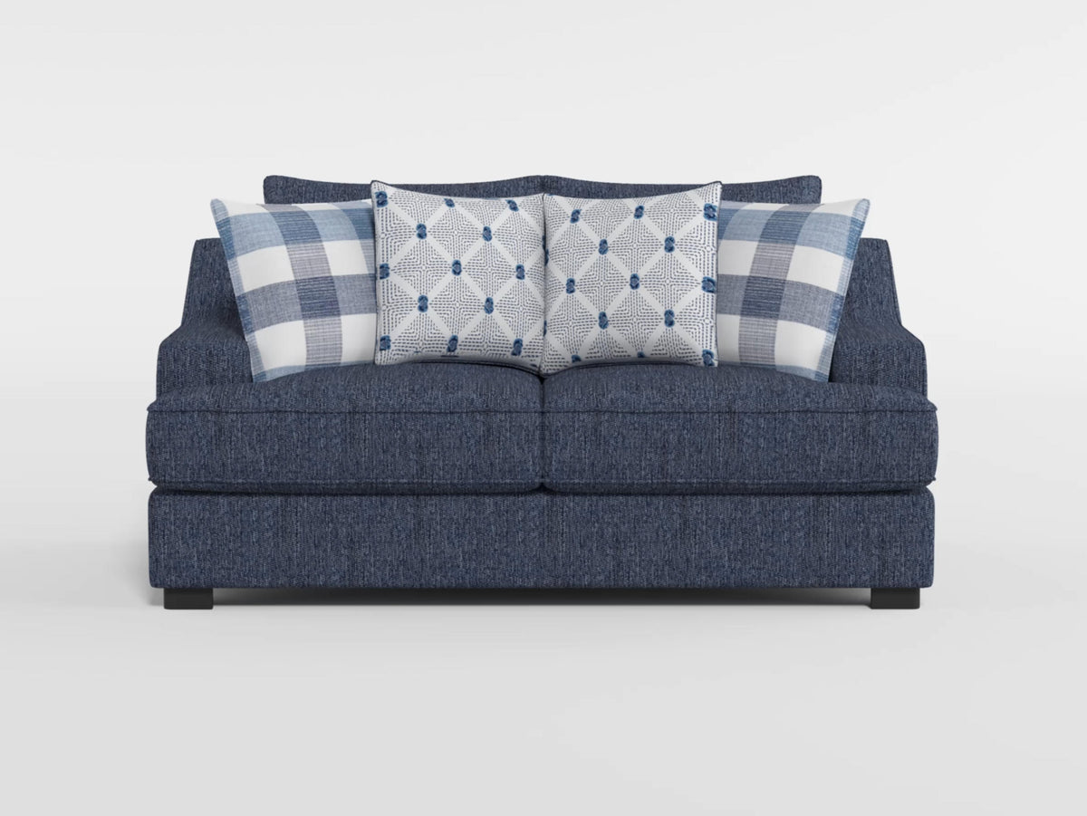 Maritime White Loveseat - Ornate Home