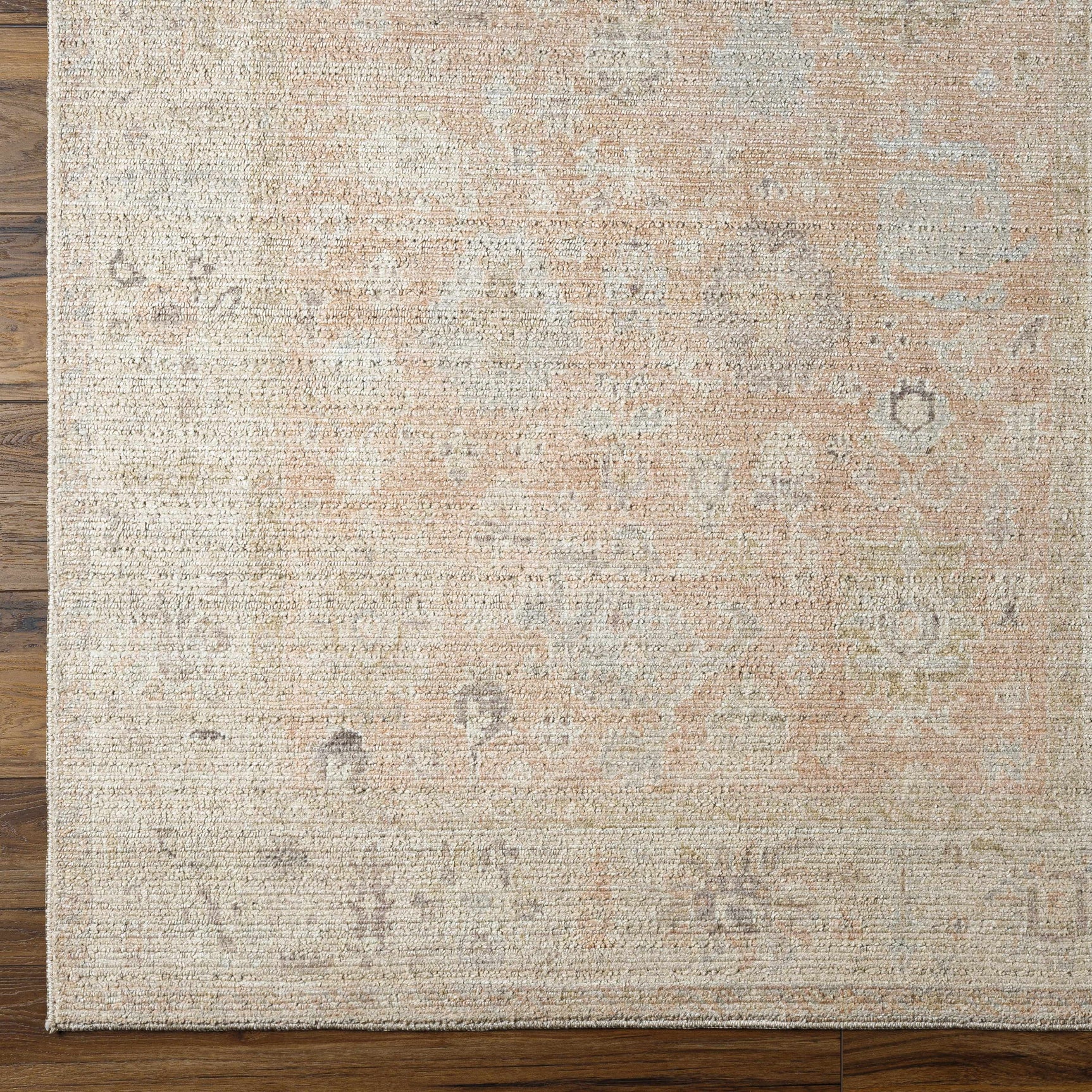 Marlene Damask Blush Area Rug - Becki Owens x Livabliss - Ornate Home