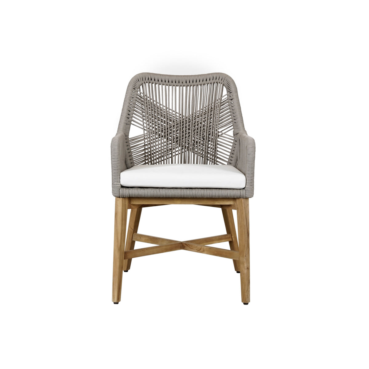 Marley Gray Outdoor Dining Chair - Ornate Home