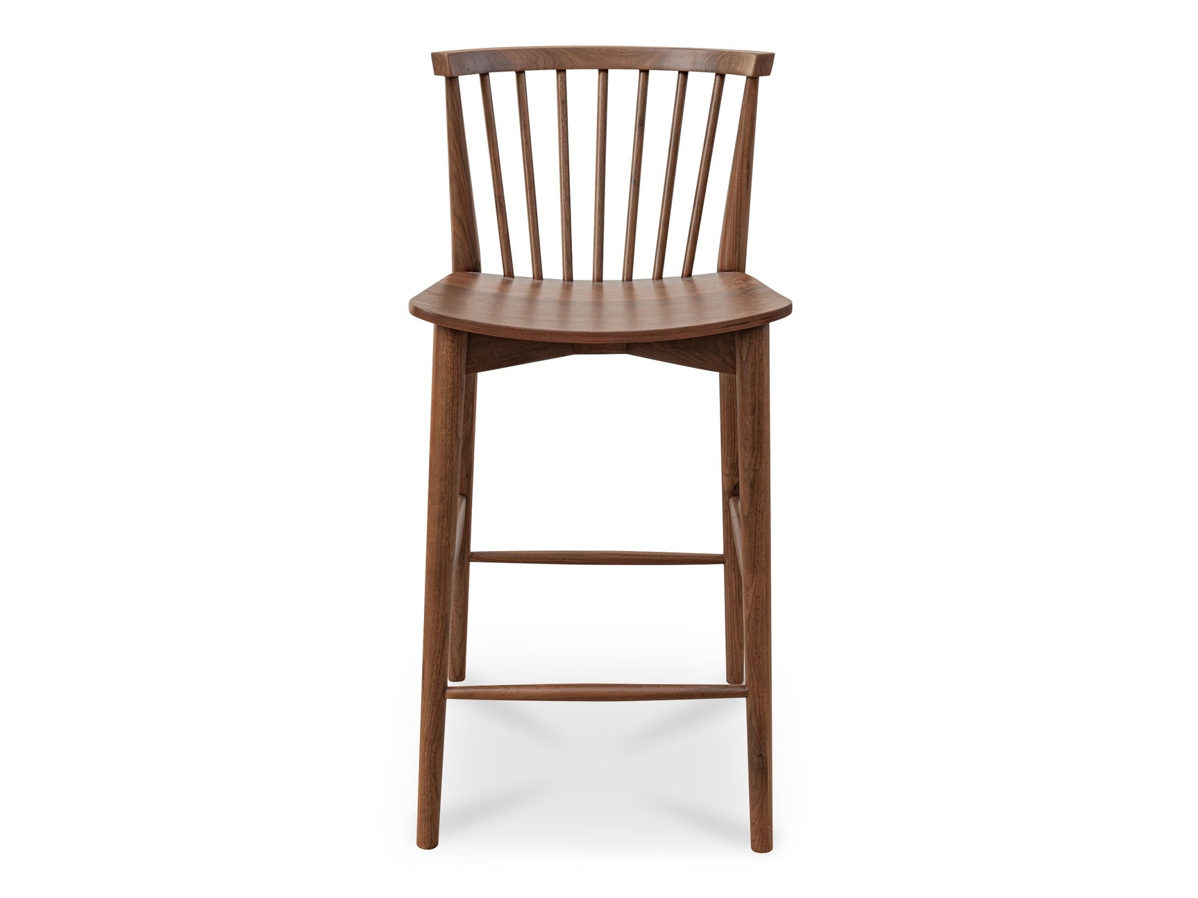 Marley Walnut Counter Stool - Ornate Home