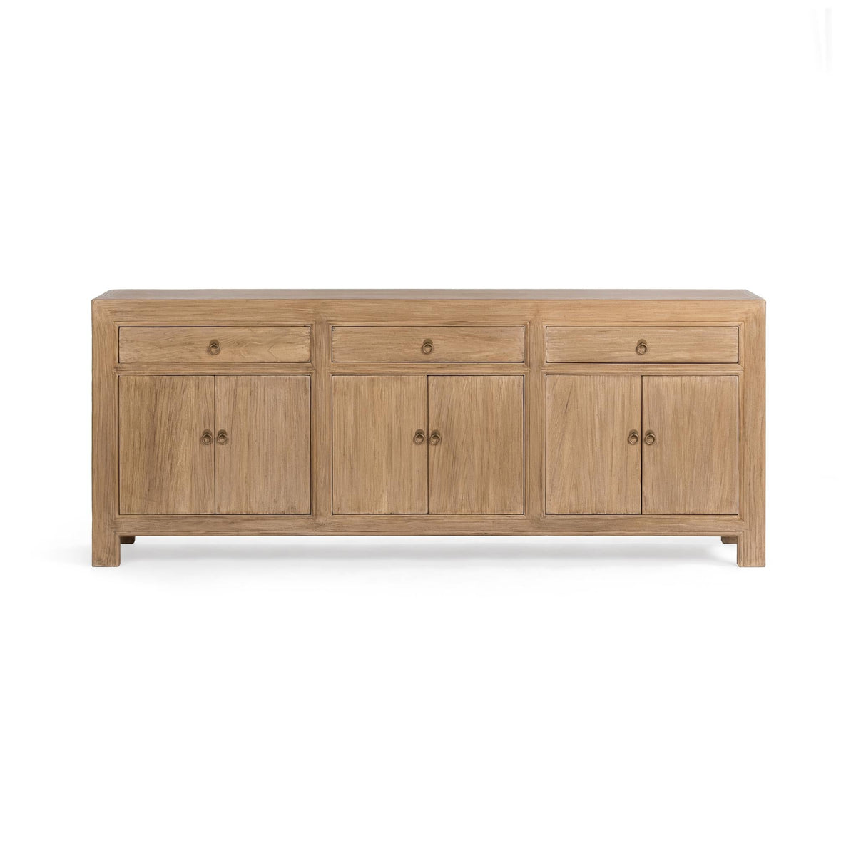 Marlow Antique Saddle 3-Drawer 6-Door Cabinet