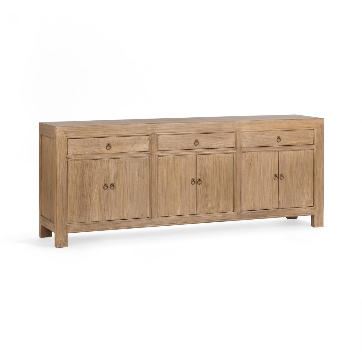 Marlow Antique Saddle 3-Drawer 6-Door Cabinet