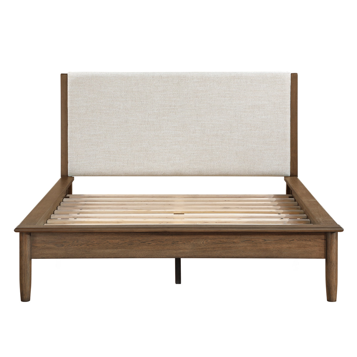 Marlow Beige Queen Platform Bed - Ornate Home