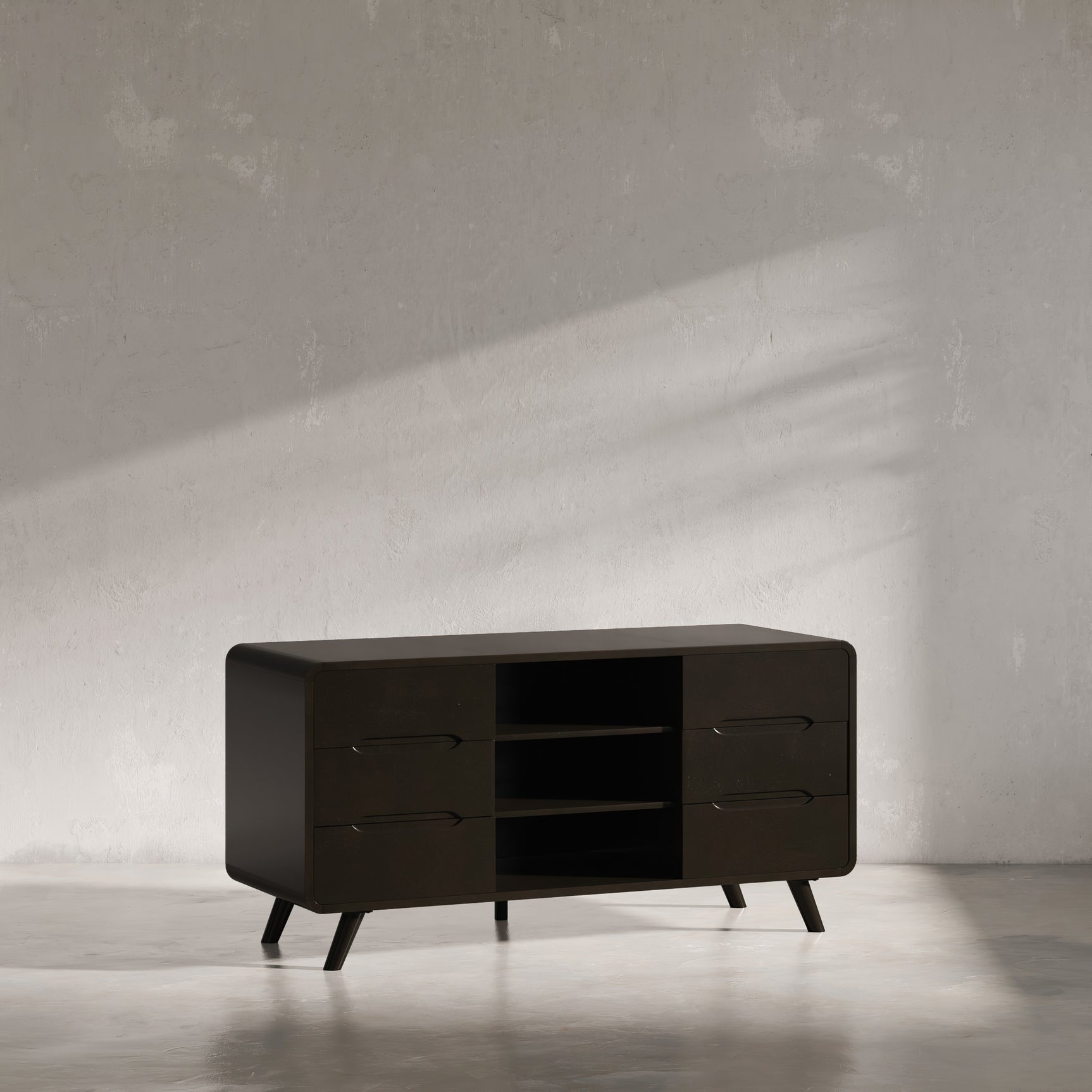 Marlowe Brown Media Console - Ornate Home