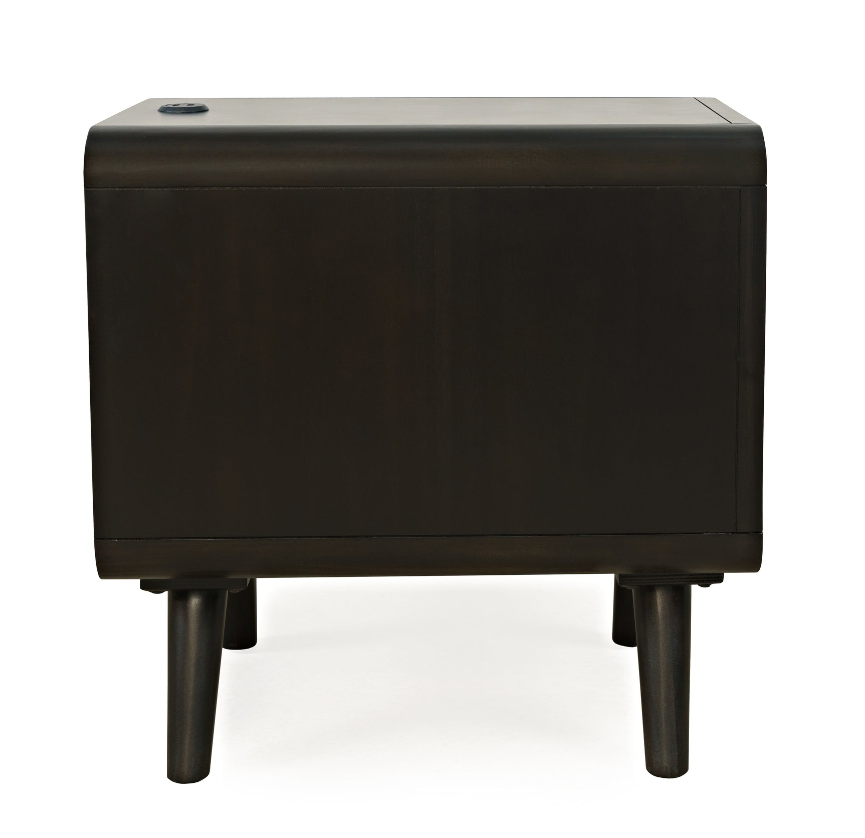 Marlowe Espresso Power Chairside Table - Ornate Home