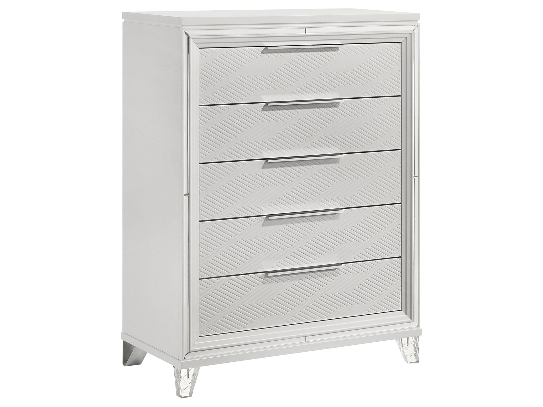 Marmore White Chest - Ornate Home