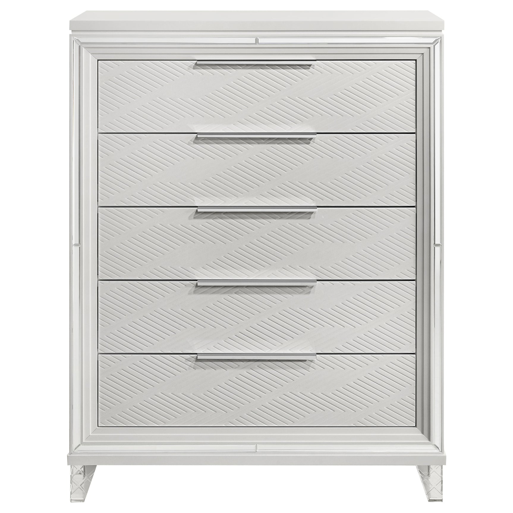 Marmore White Chest - Ornate Home